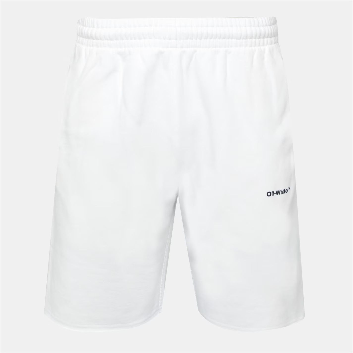 Off-White o1g2r1mq0326 Wave Woven Tracksuit Shorts in White Size US 28 / EU 44 - 1 Thumbnail