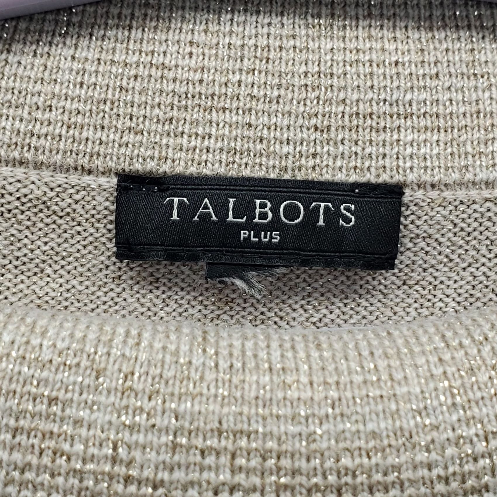Talbots Talbots Sparkle Sweater Womens M Brown Merino Wool Turtleneck Pullover Knit Shirt Pullover Womens Size M Brown Nutmeg Sparkle 90s? Size M / US 6-8 / IT 42-44 - 5 Thumbnail