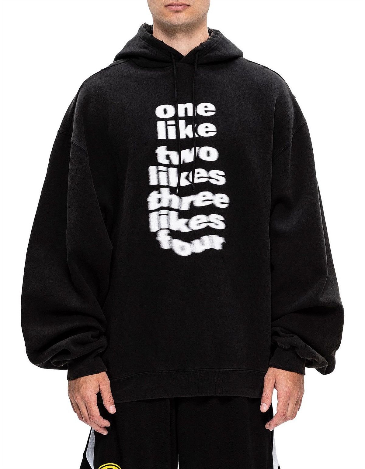 Balenciaga Winter 20 One like Two Likes Three Likes Four Hoodie Size US S / EU 44-46 / 1 - 1 Thumbnail