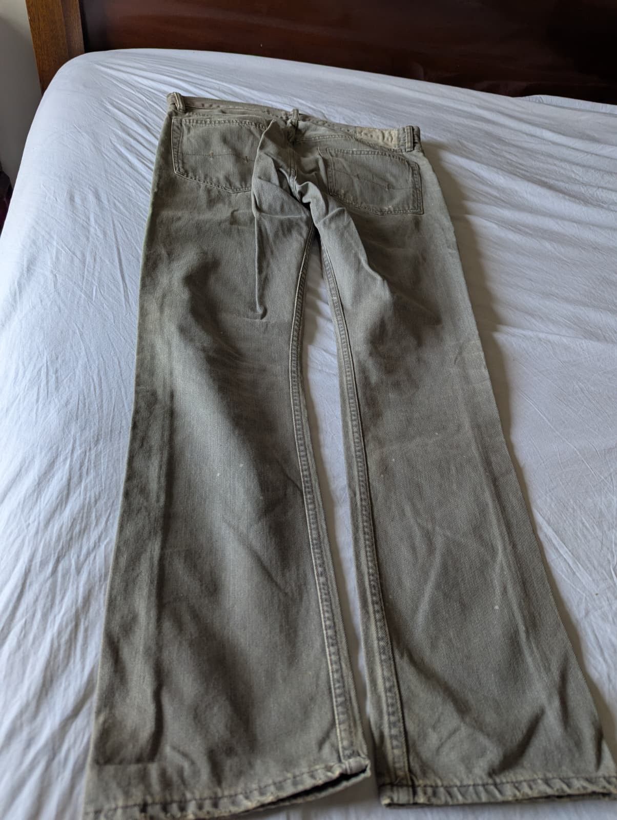 Other Polo by Ralph Lauren Vintage Gray Jeans Size US 35 - 2 Thumbnail
