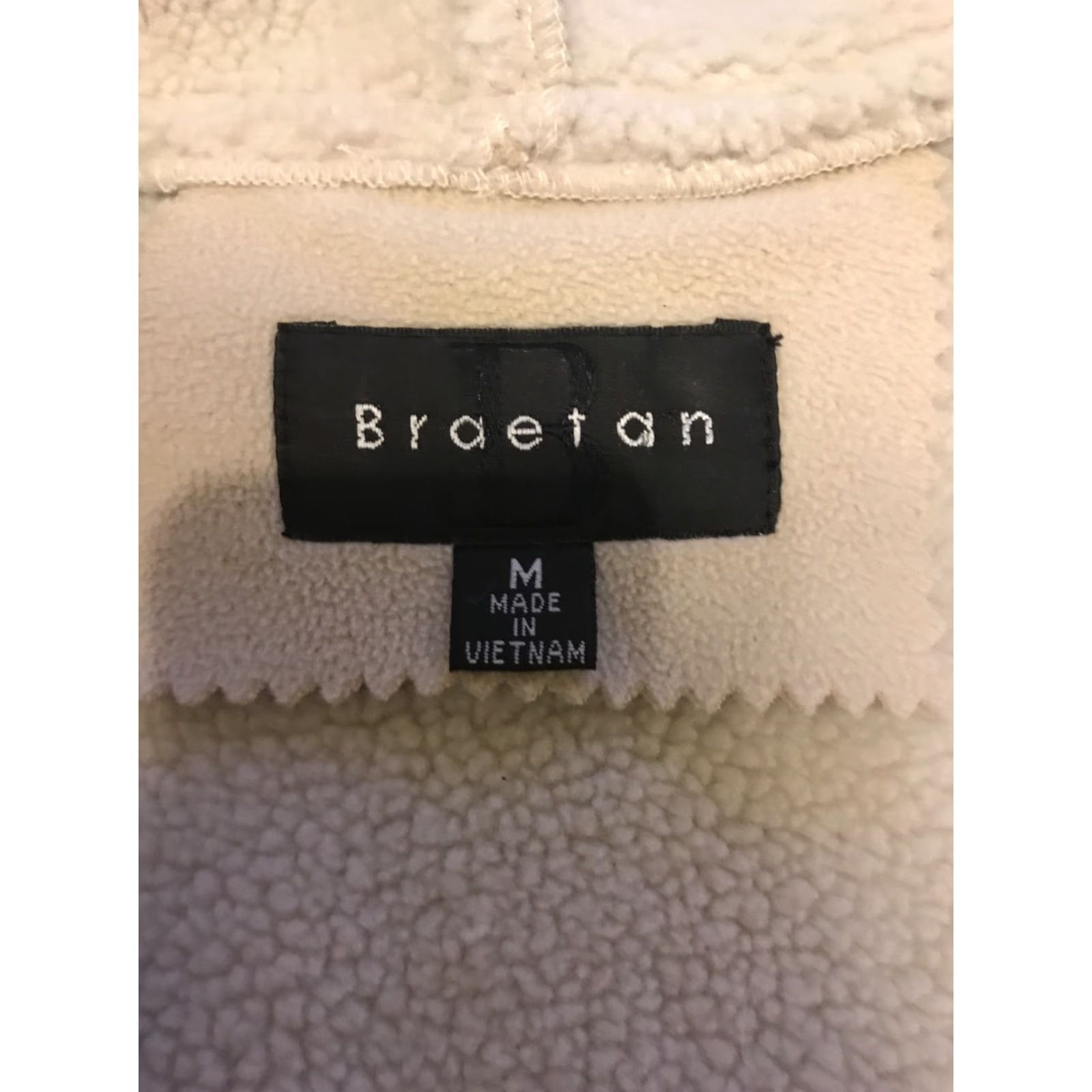 Vintage Braetan Jacket Woman M Hooded All Weather Warm Fleece Jacket Style Hooded Womens M Tan Ivory All Weather Jacket Size M / US 6-8 / IT 42-44 - 2 Thumbnail