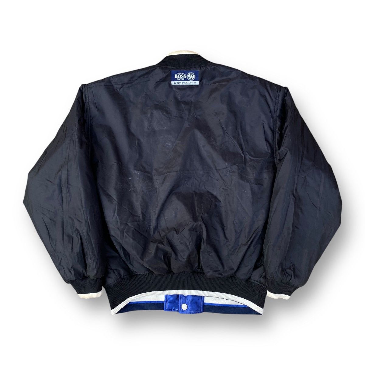 Japanese Brand × Vintage Vintage 90s Suntory Coffee Boss Varsity Bomber Jacket. #D10 Size US L / EU 52-54 / 3 - 9 Thumbnail