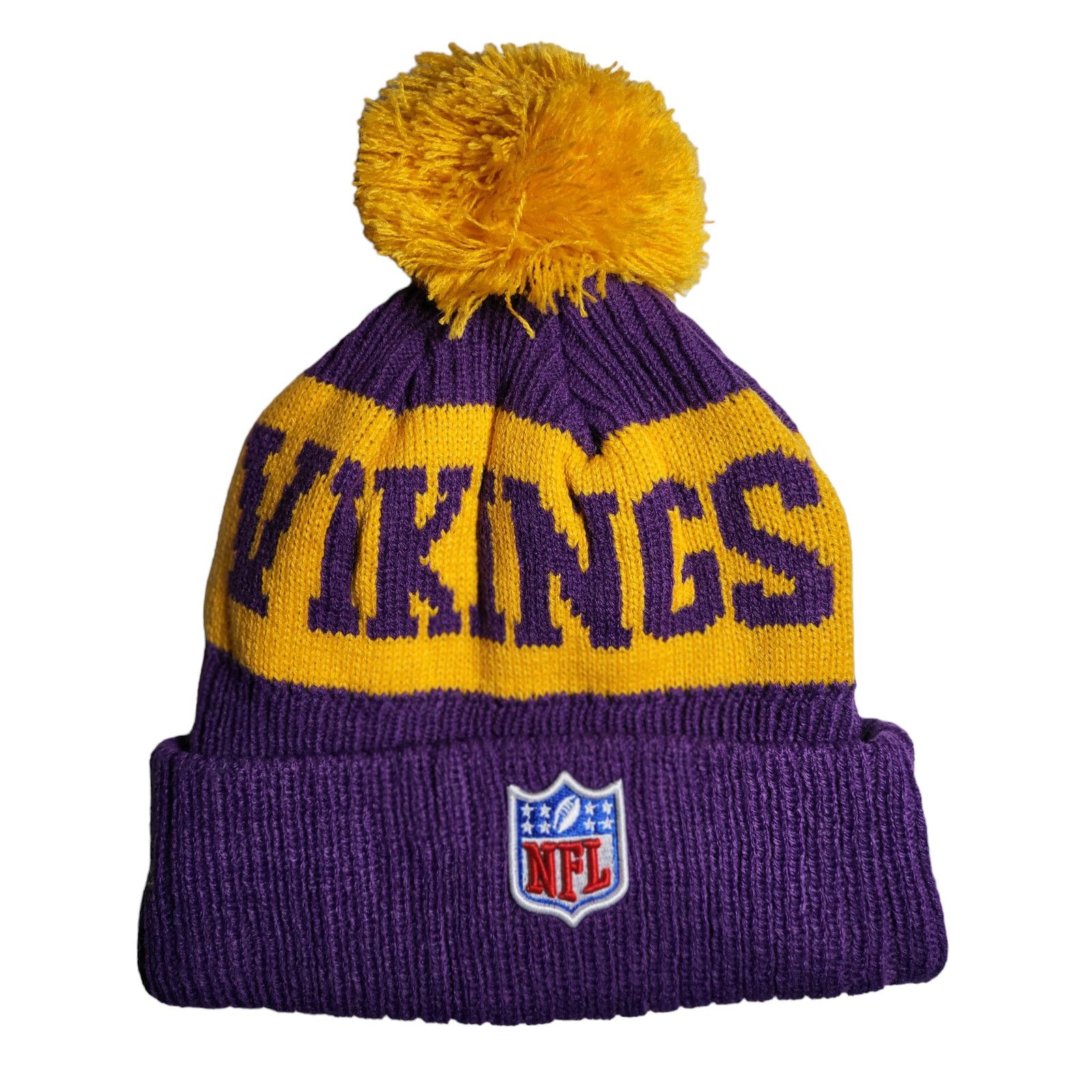 Other NWT Minnesota Vikings Sports Knit Pom Beanie Fleece Lined Size ONE SIZE - 5 Thumbnail