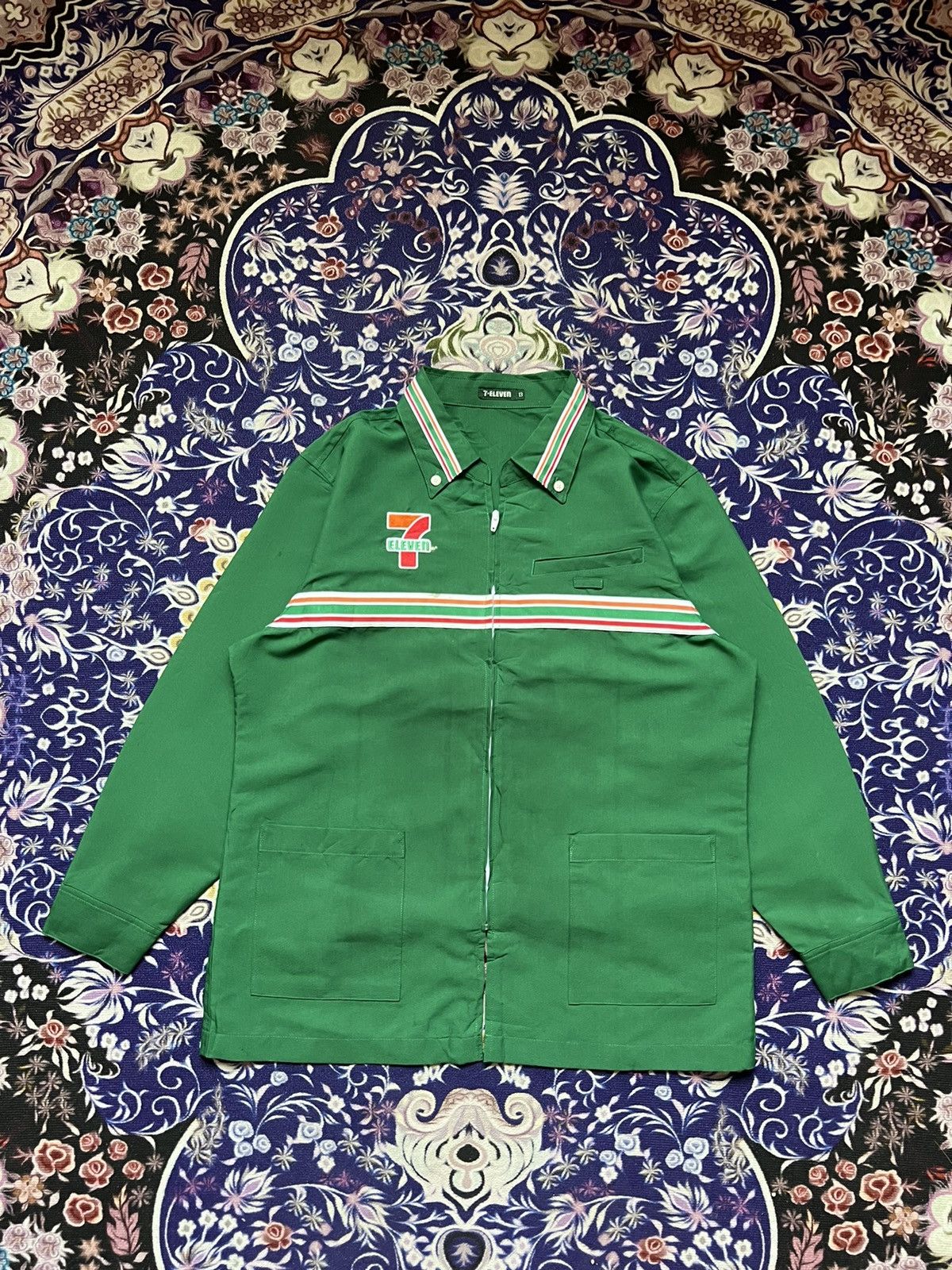 Japanese Brand Vintage 7 Eleven Japanese Brand Workers Uniform Jacket Size US M / EU 48-50 / 2 - 1 Thumbnail