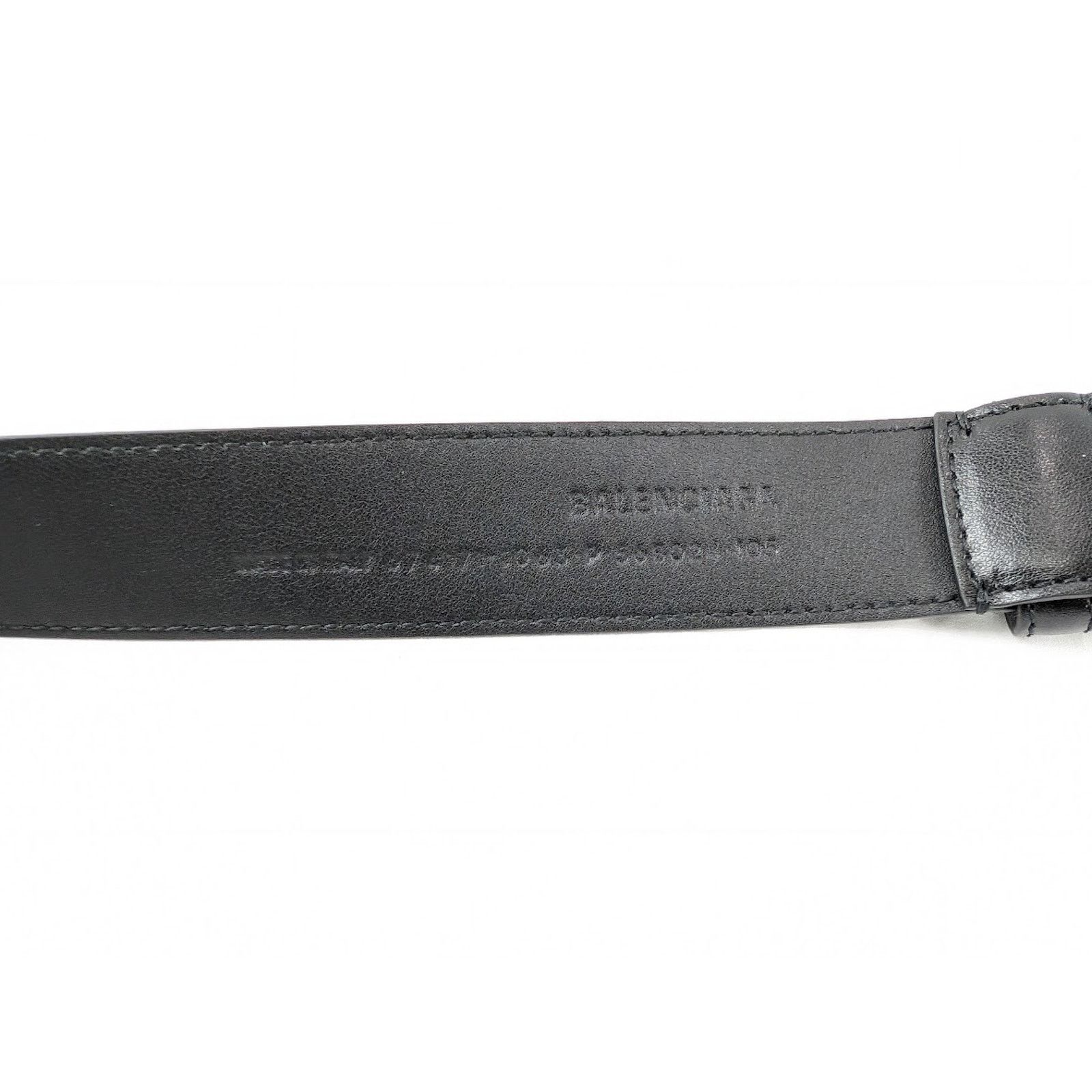 Balenciaga o1rshd1 Size:110 / BB Hourglass Large Belt Black/Green Size 42 - 8 Thumbnail