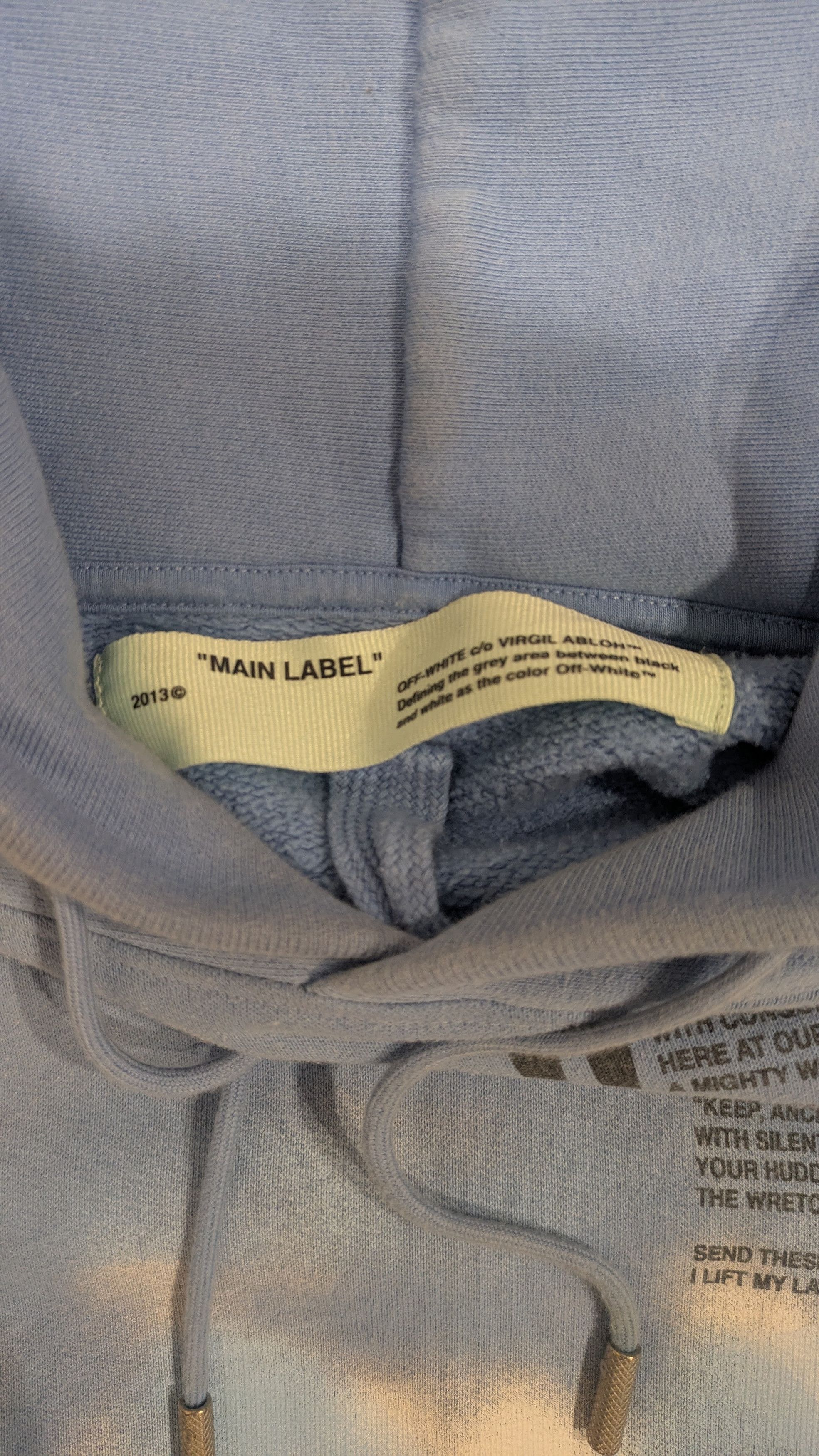 Off-White Off-White Liberty Hoodie Size US L / EU 52-54 / 3 - 4 Thumbnail