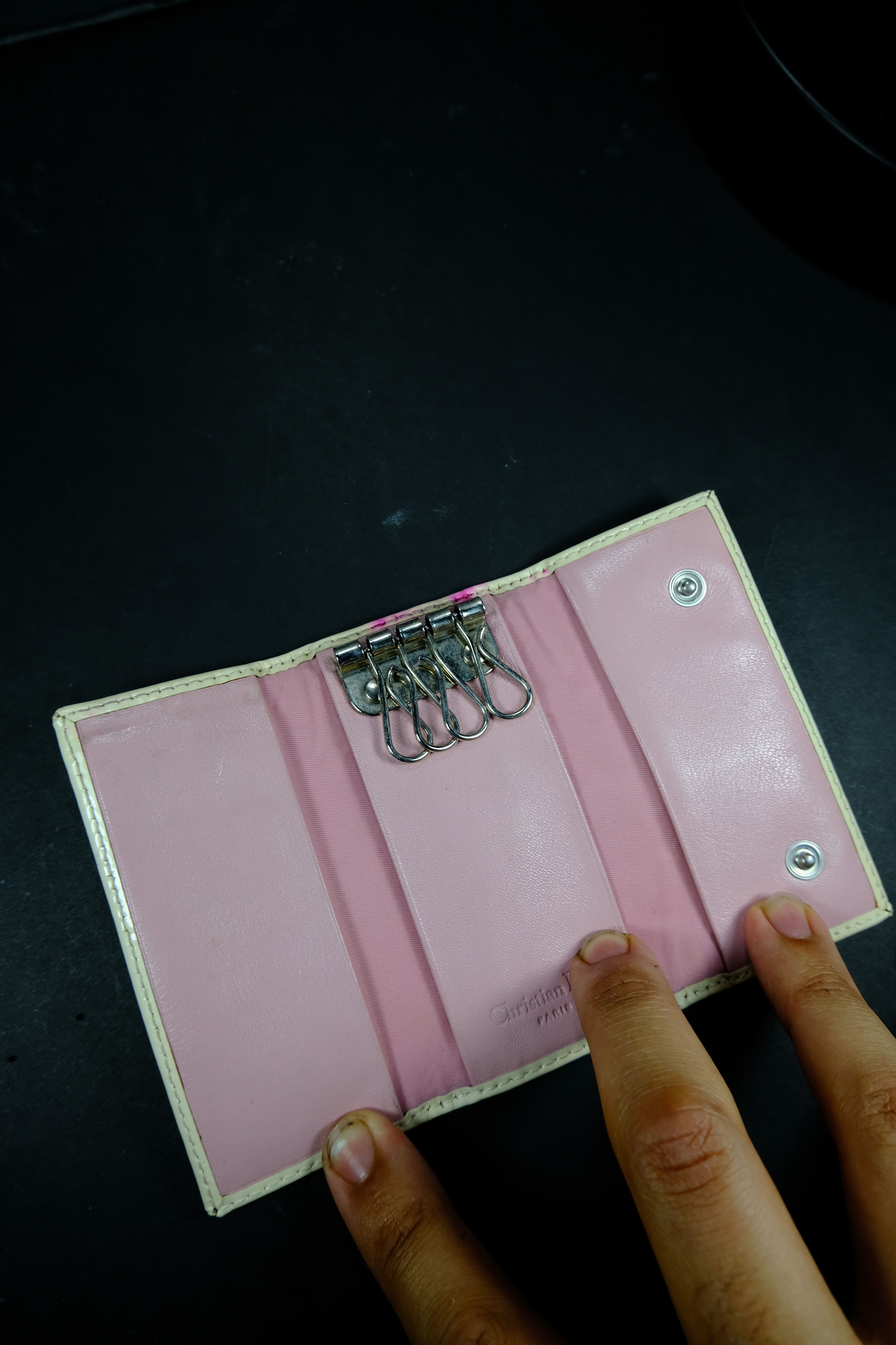 Dior Trotter Pink Card / Key Holder Size ONE SIZE - 5 Thumbnail