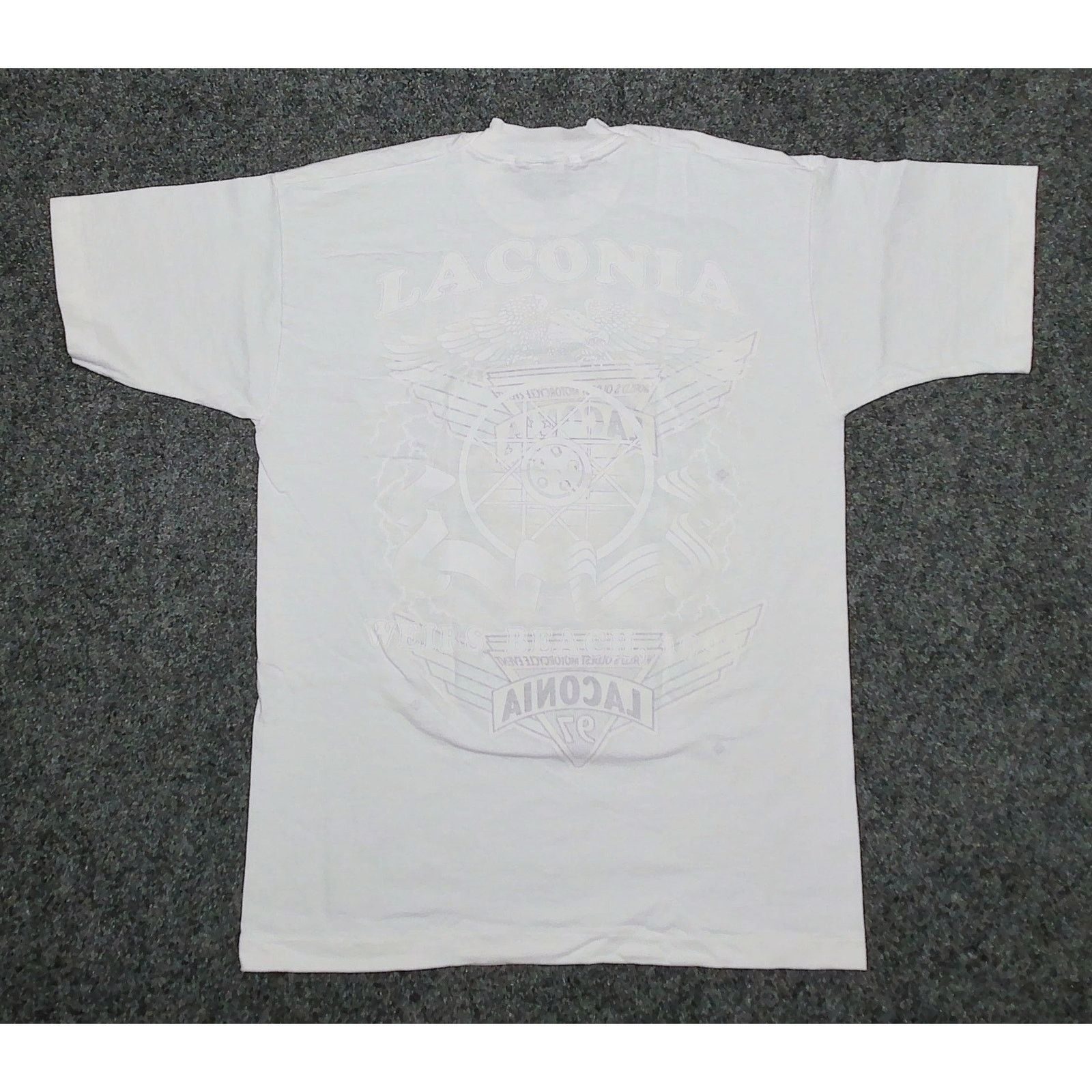 Fruit Of The Loom 1997 Laconia Motorcycle Rally 1-of-1 Strike-Off Sample Size US L / EU 52-54 / 3 - 6 Thumbnail