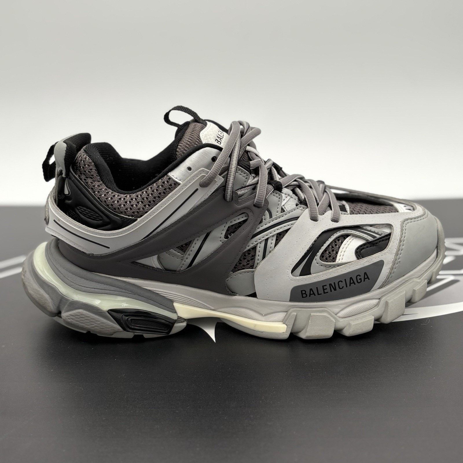 Balenciaga Balenciaga Track LED Sneaker ' Silver, Grey ' | GREAT COND! Size US 7 / EU 40 - 2 Thumbnail