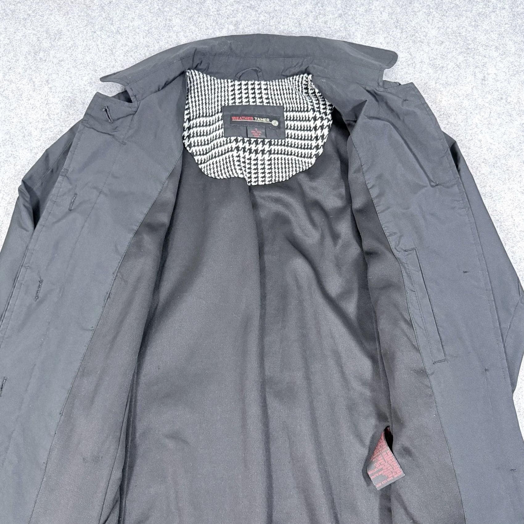 Vintage Weather Tamer Coat Black Women's Size Small Button Front Collar Coat Fit Vintage No Size S / US 4 / IT 40 - 5 Thumbnail