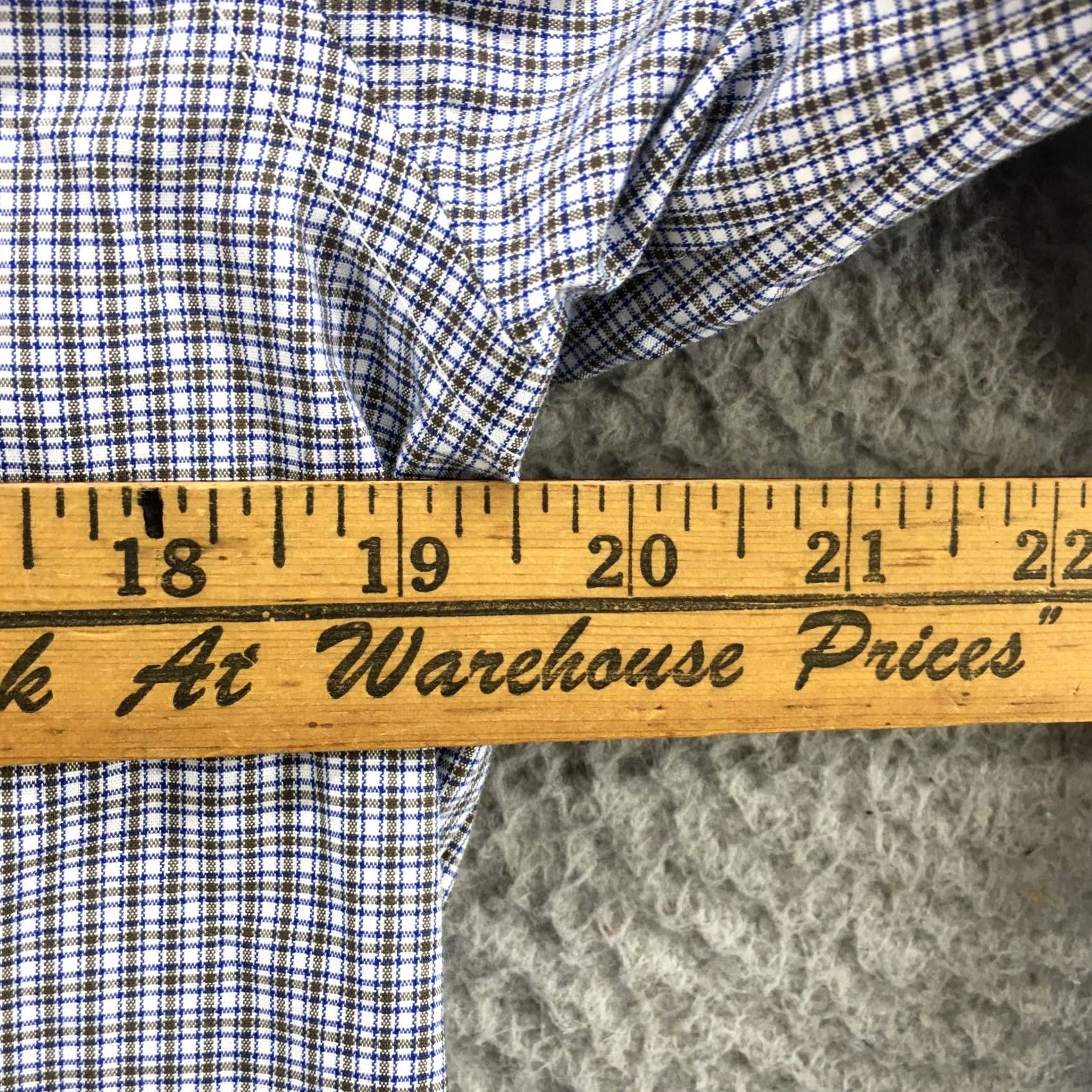 Banana Republic Banana Republic Dress Shirt Mens M Blue Slim Fit Button Up Collared Long Sleeve Shirt Size 40R - 6 Thumbnail
