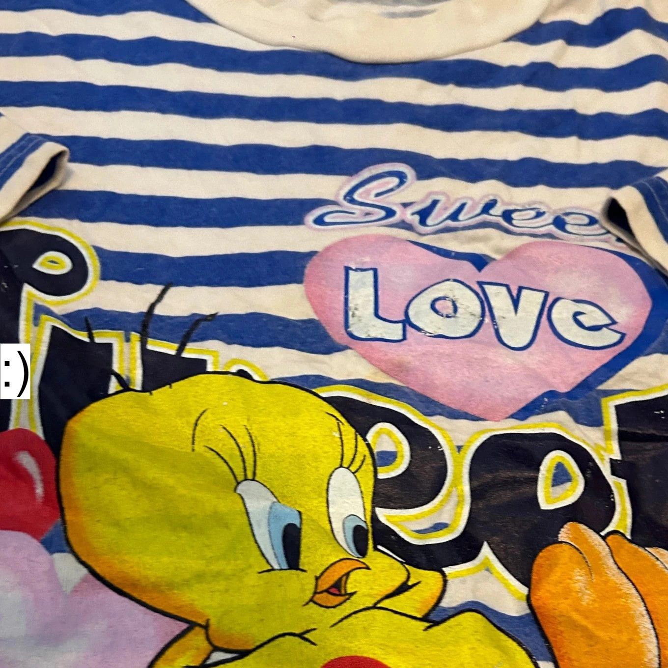 Cartoon Network Vintage 90s Looney Tunes Tweetie Pie T Shirt Size US M / EU 48-50 / 2 - 3 Thumbnail
