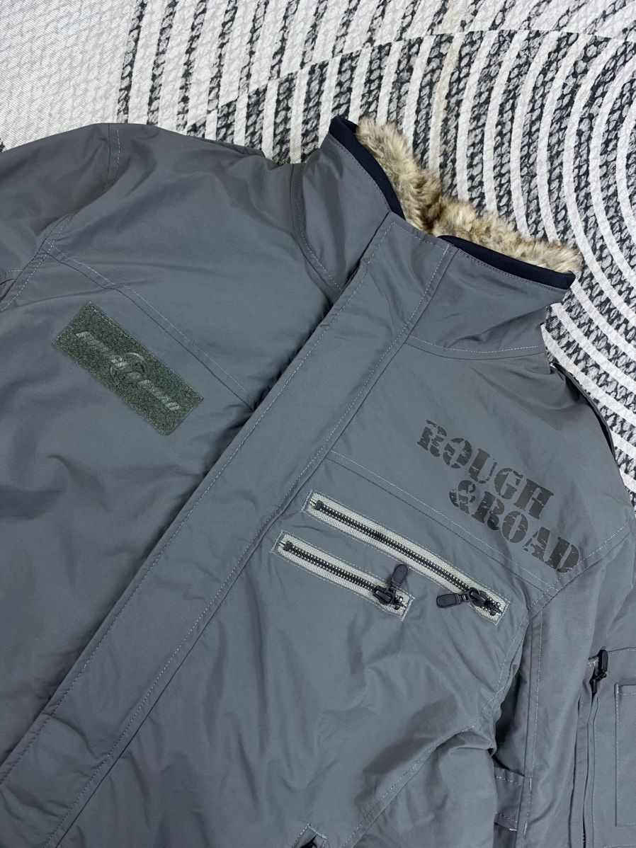 ICON Motorsports 🔥Rough & Road Motorcycle Gear Fur Collar Riding Jacket Size US L / EU 52-54 / 3 - 9 Thumbnail
