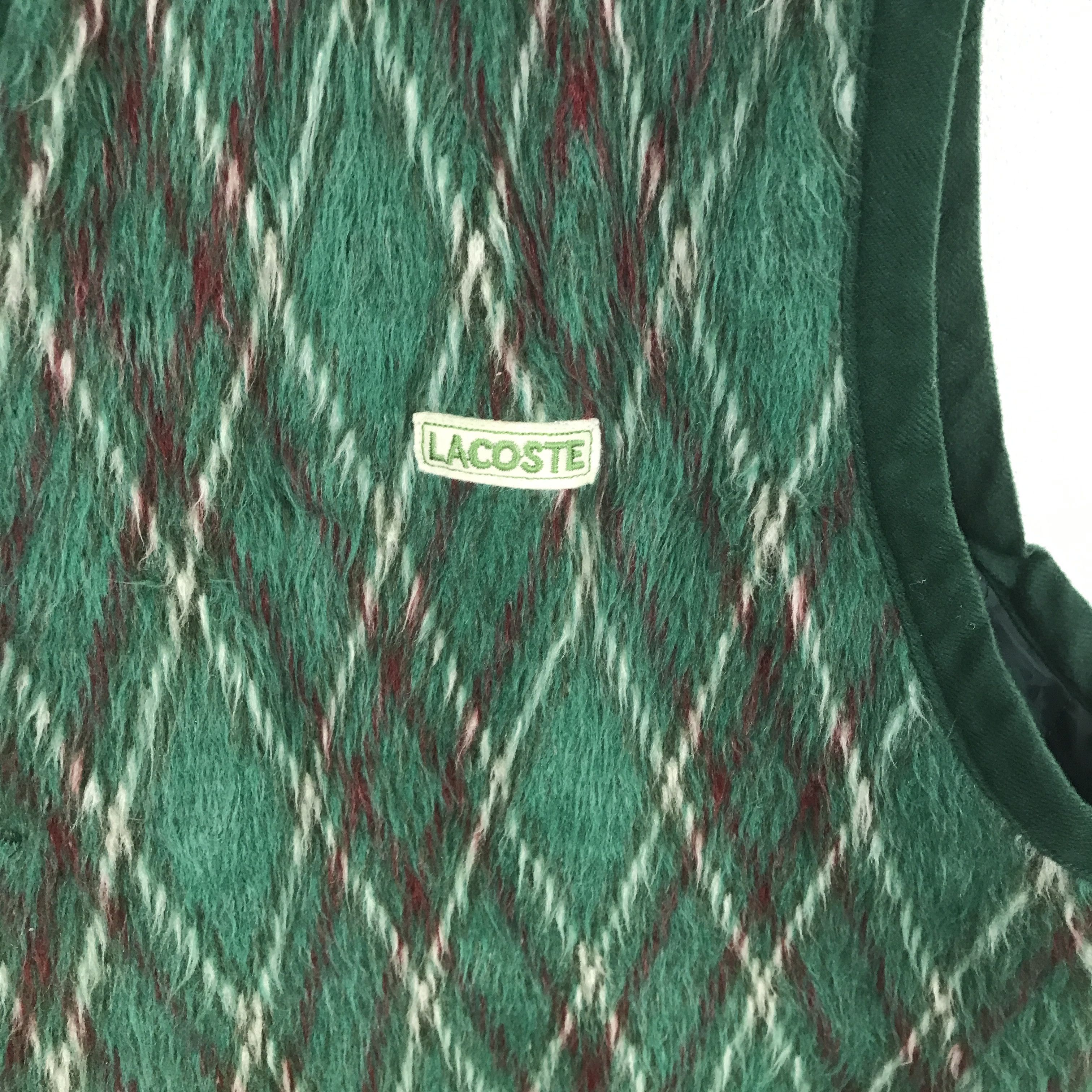 Lacoste Rare Lacoste Wool Vest Shirt Size US L / EU 52-54 / 3 - 3 Thumbnail