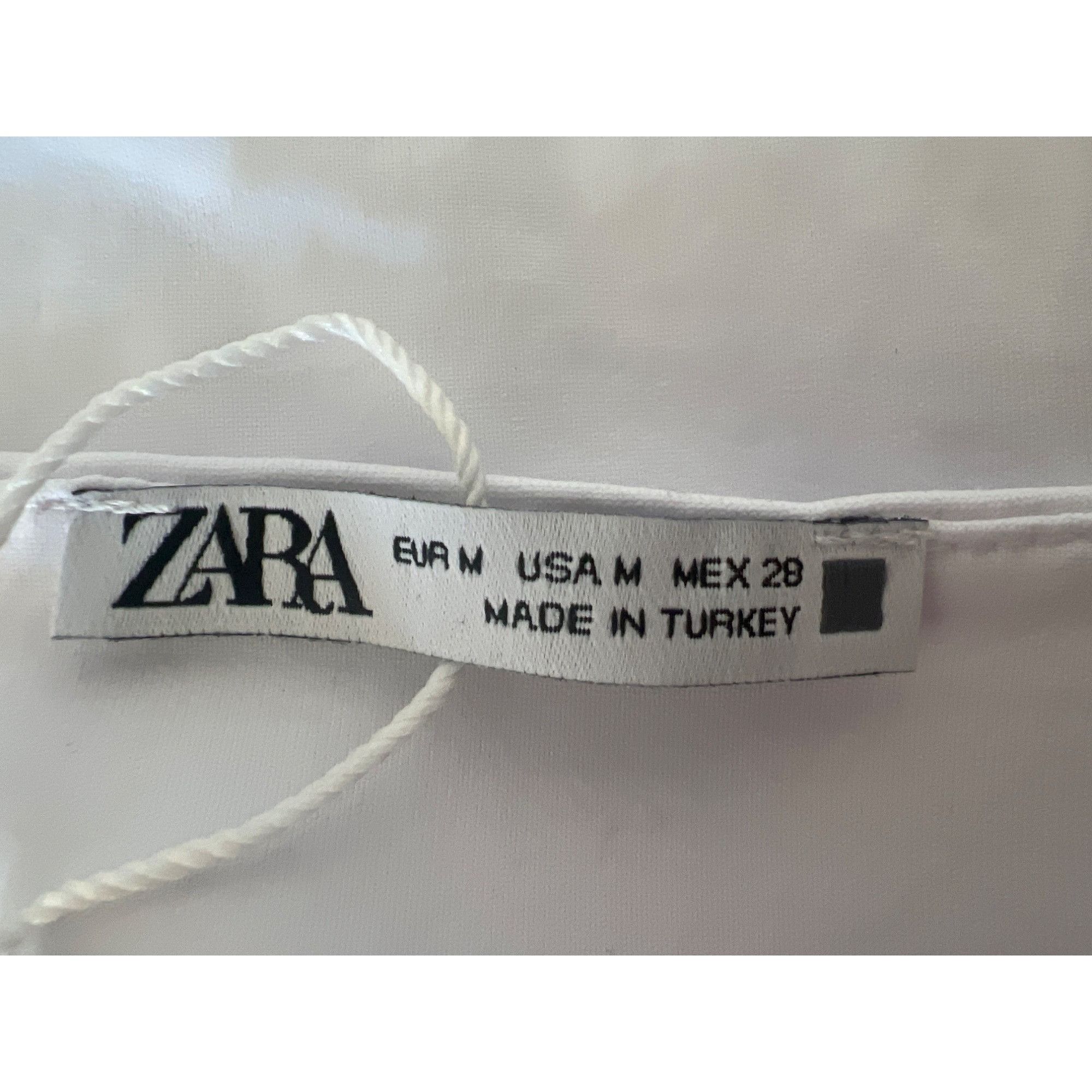 Zara Zara White Sleeveless Square Neck Bodysuit Size M / US 6-8 / IT 42-44 - 3 Thumbnail