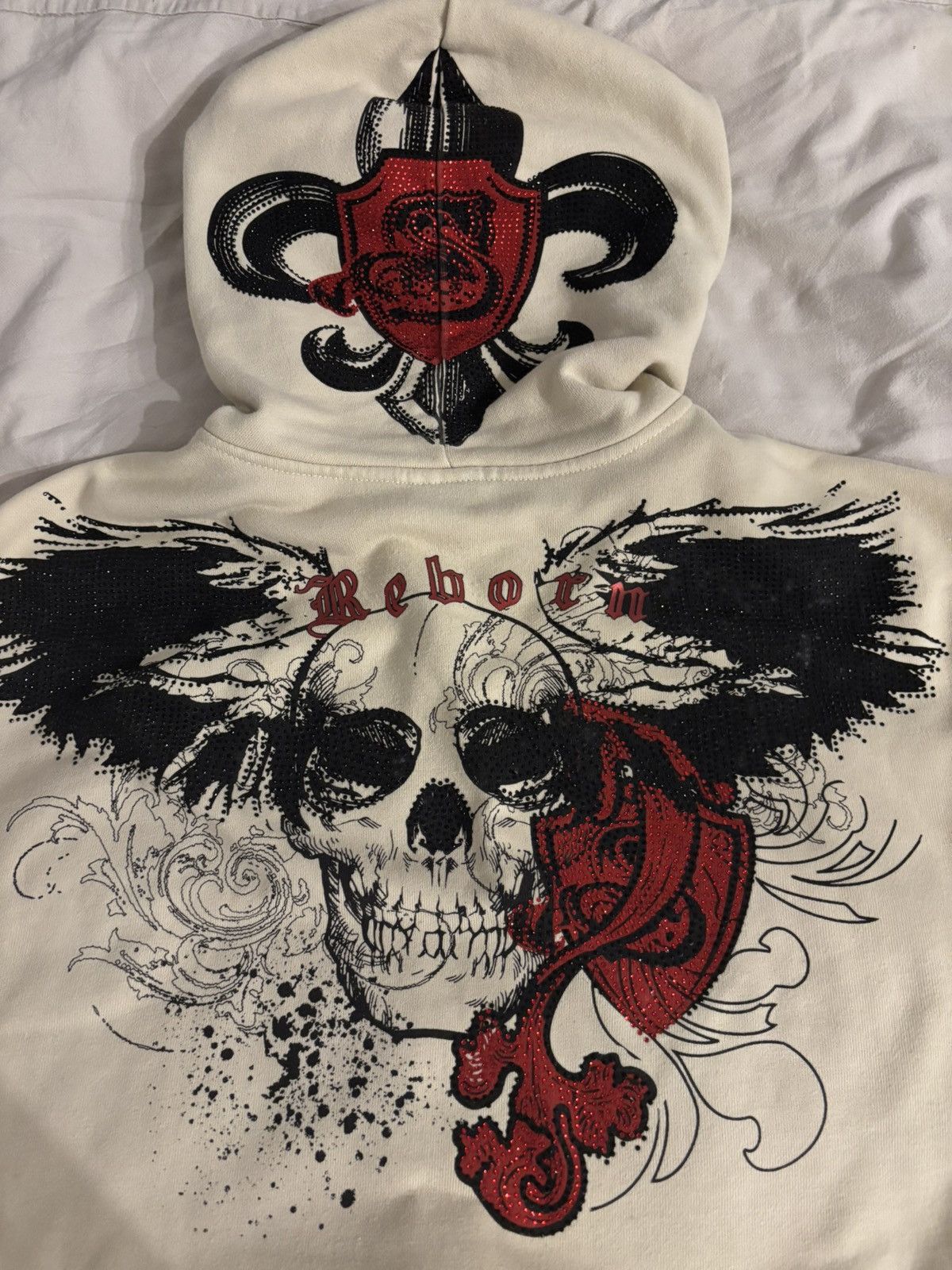 Christian Audigier Vintage SMET Christian Audigier Zip Hoodie Early 2000s Size US XXL / EU 58 / 5 - 13 Thumbnail