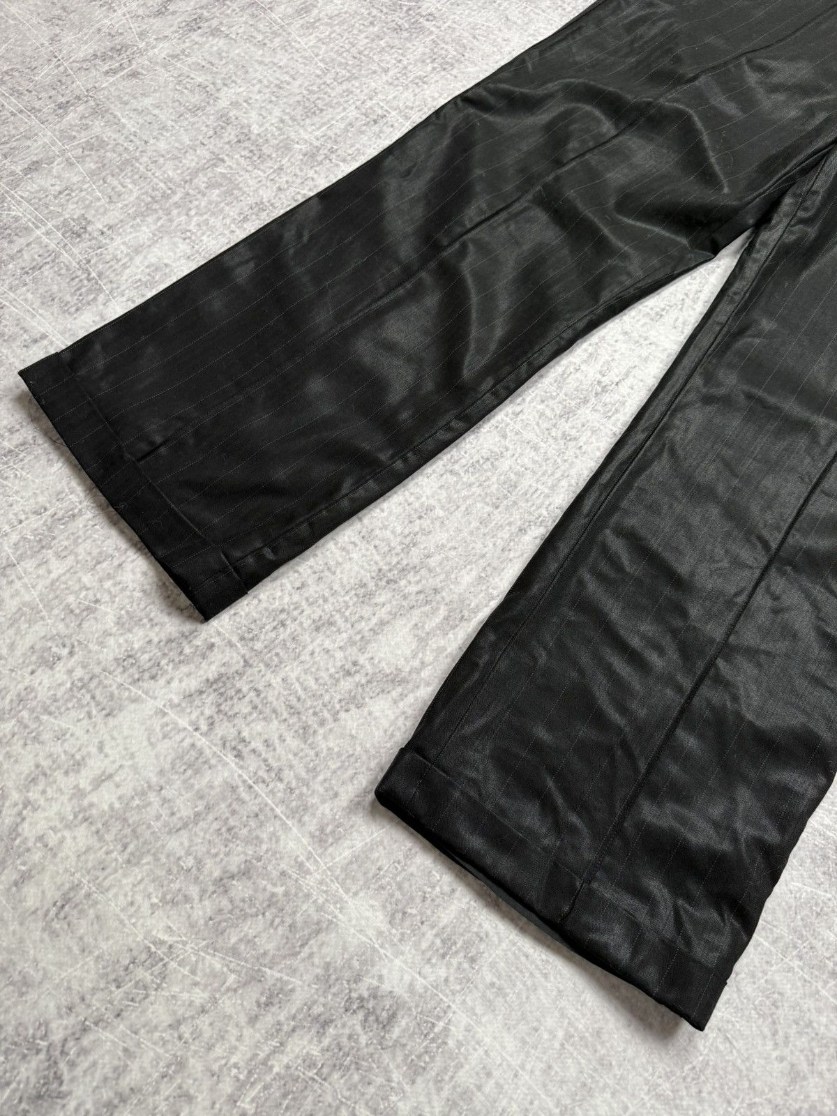 Christian Dior Monsieur Vintage black Christian Dior Boutique silk wool trousers 90s Size 27" / US 4 / IT 40 - 3 Thumbnail