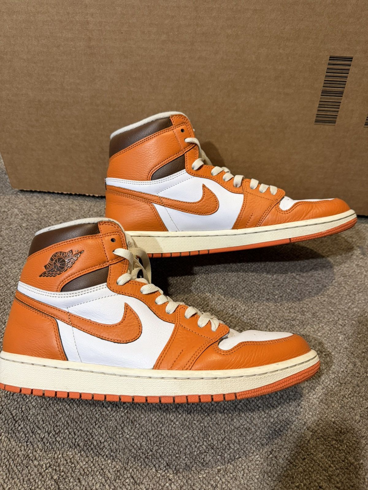 Nike Jordan 1 Retro High (Starfish) Size US 10 / EU 43 - 3 Thumbnail