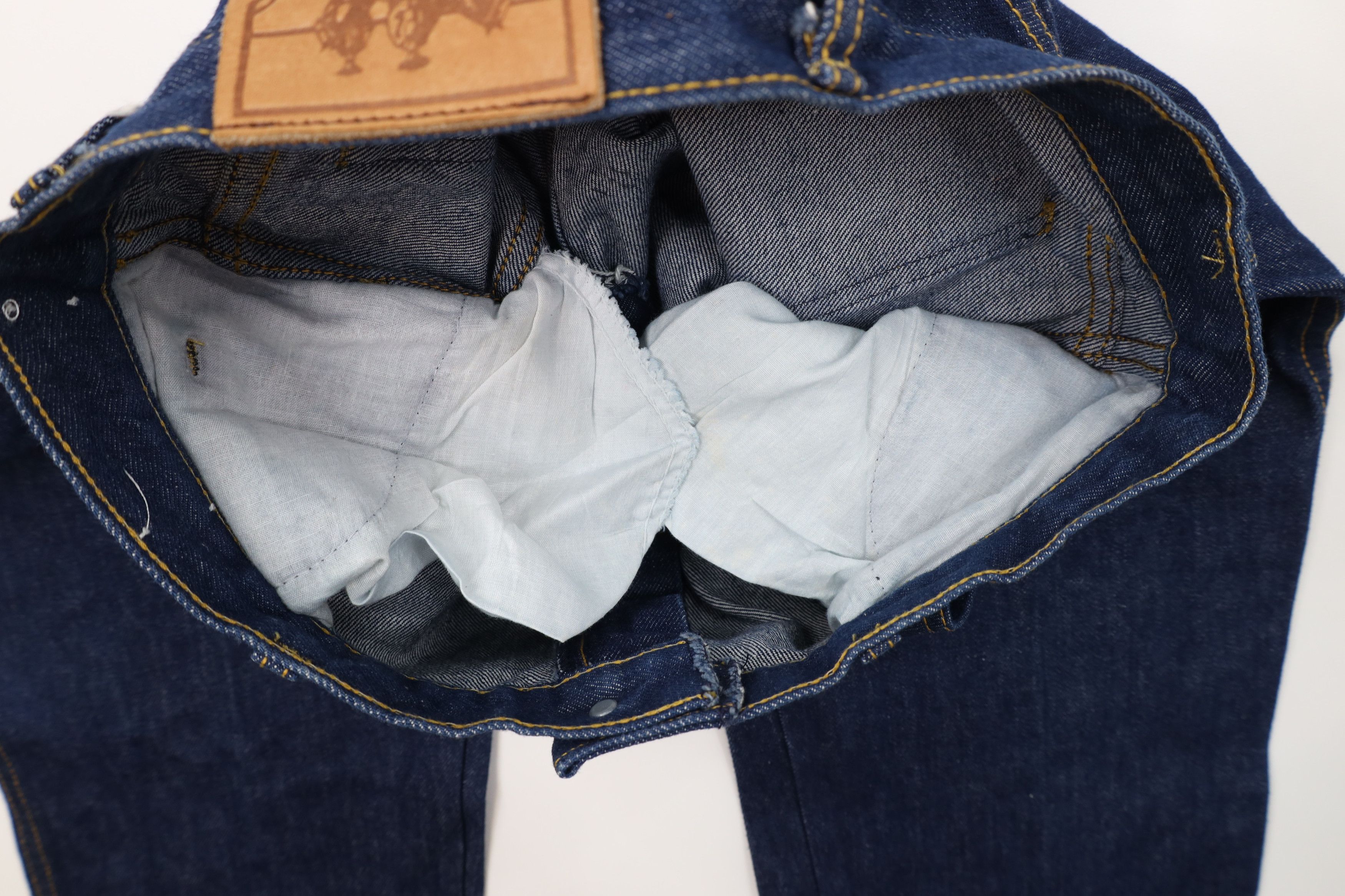 Vintage Vintage 70s 80s Streetwear Straight Leg Denim Jeans Blue Size 30" / US 8 / IT 44 - 9 Thumbnail