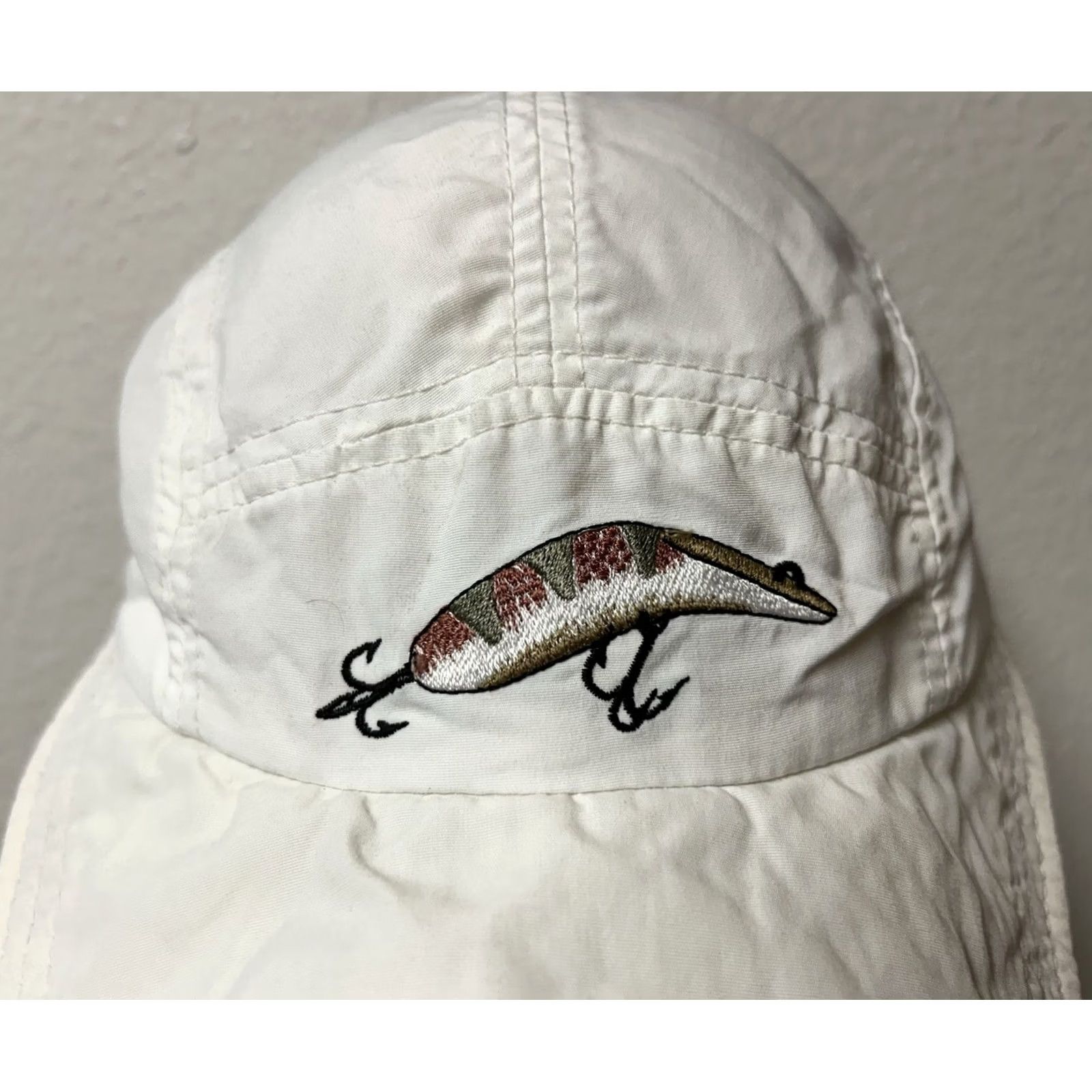Vintage VINTAGE Columbia Performance Fishing Gear Adjustable Light Weight Hat Fishing Lure Size ONE SIZE - 2 Thumbnail