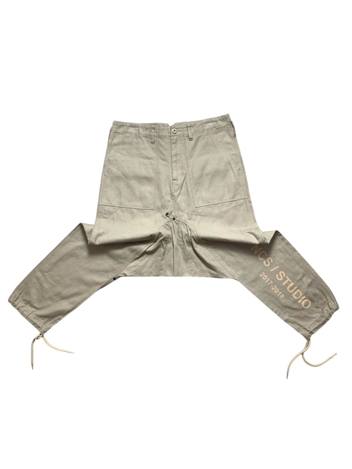2000s NCS Hakama Harem Pants Yohji Style