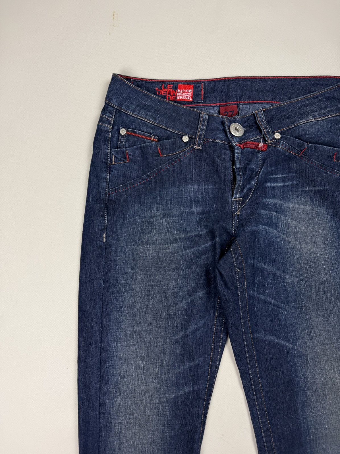 Marithe + Francois Girbaud Marithe Francois Girbaud Ladies Vintage Y2K Low Rise Jeans Size 27" / US 4 / IT 40 - 6 Thumbnail