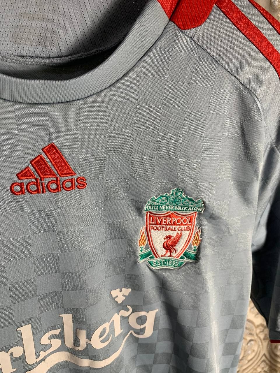 Adidas Vintage Adidas FC Liverpool England Soccer Jersey Retro Size US L / EU 52-54 / 3 - 9 Thumbnail