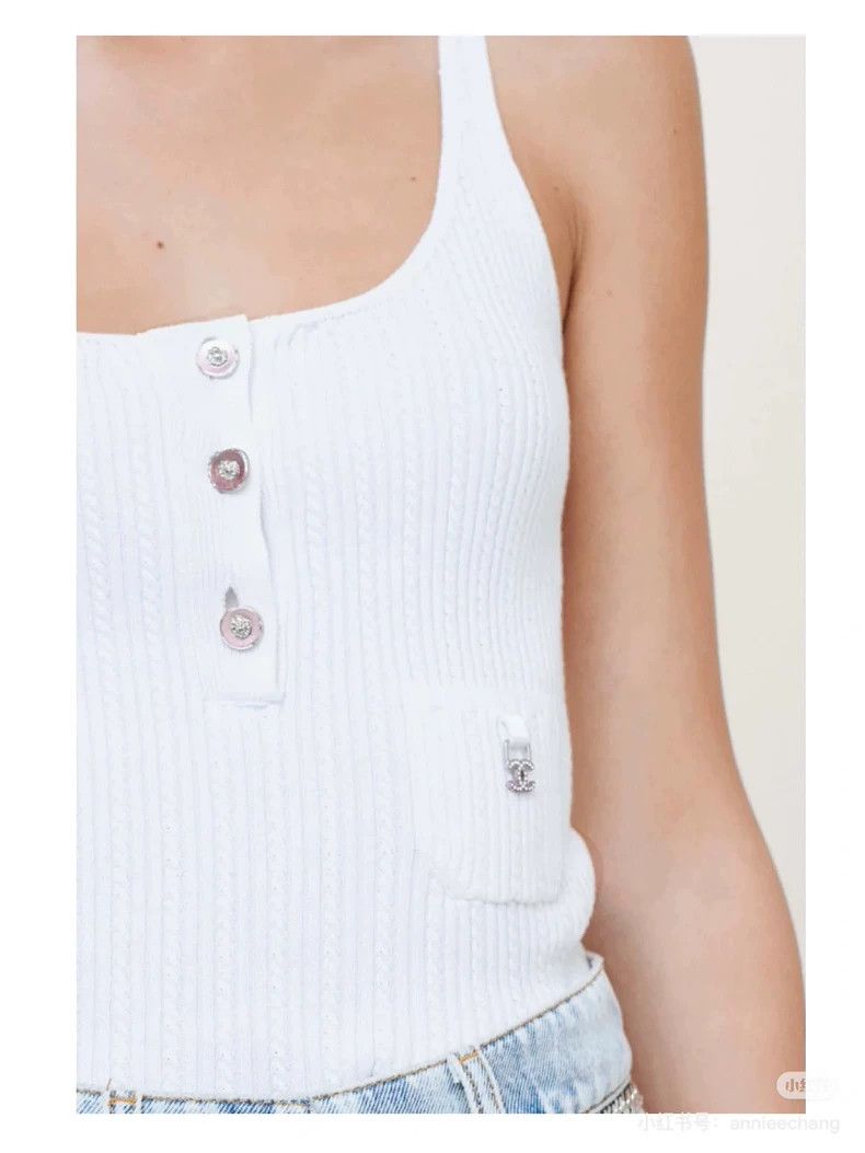 Chanel Chanel 22P knitted vest 2503-Nextarrow Size M / US 6-8 / IT 42-44 - 7 Thumbnail