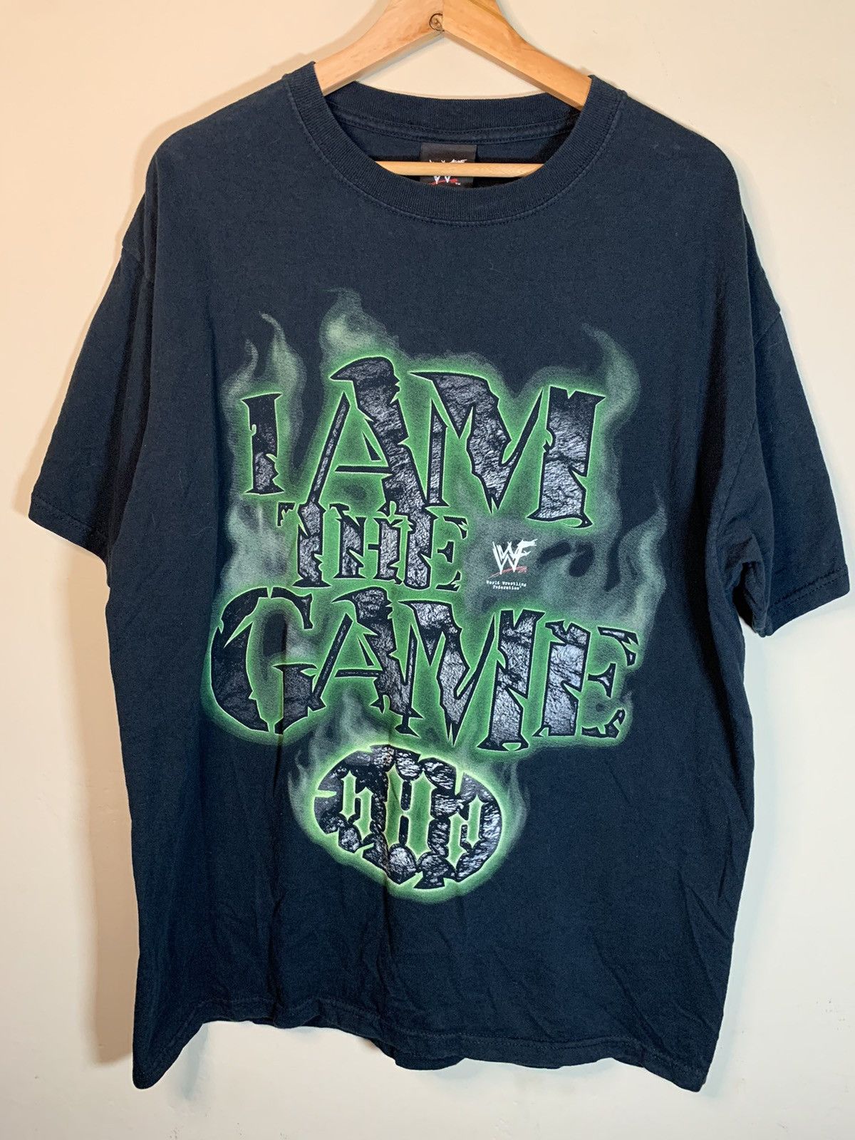 Vintage × WWE × WWF RARE Vintage 90’s Triple H WWF I Am The Game Wrestling Shirt Size US XL / EU 56 / 4 - 1 Thumbnail