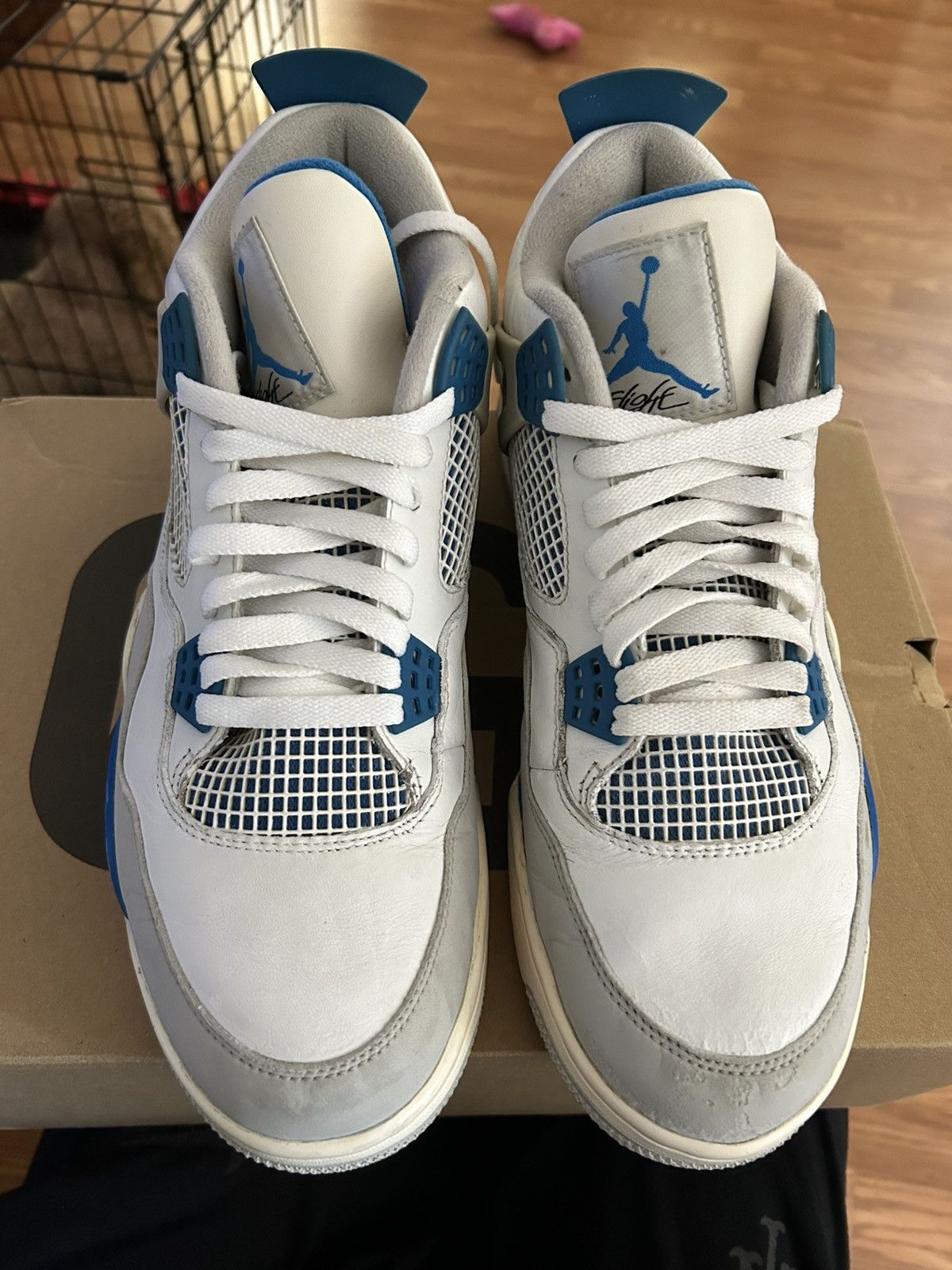 Jordan Brand Military blue 4s 2012 Size US 11.5 / EU 44-45 - 4 Thumbnail