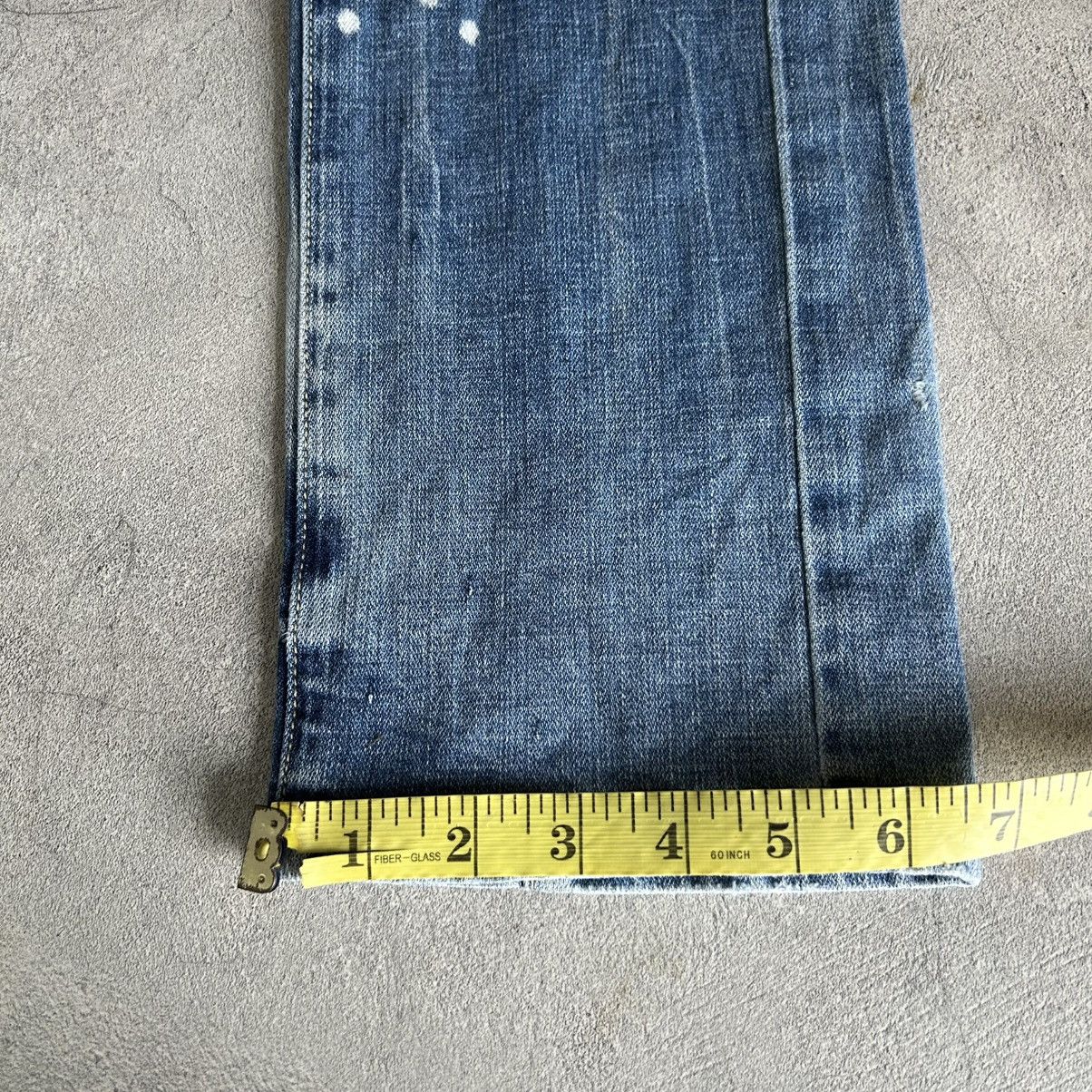 PPFM PPFM Punk Pocket Painted Jeans Size US 31 - 17 Thumbnail