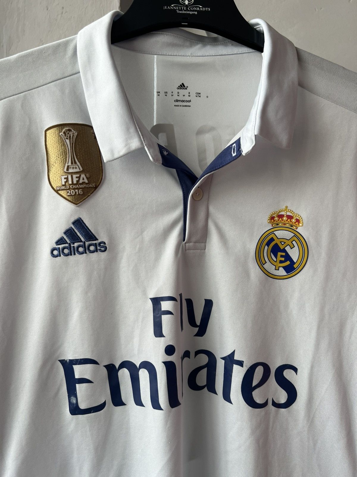 Adidas 2014/15 REAL MADRID #4 SERGIO RAMOS HOME SOCCER JERSEY SHIRT Size US M / EU 48-50 / 2 - 4 Thumbnail