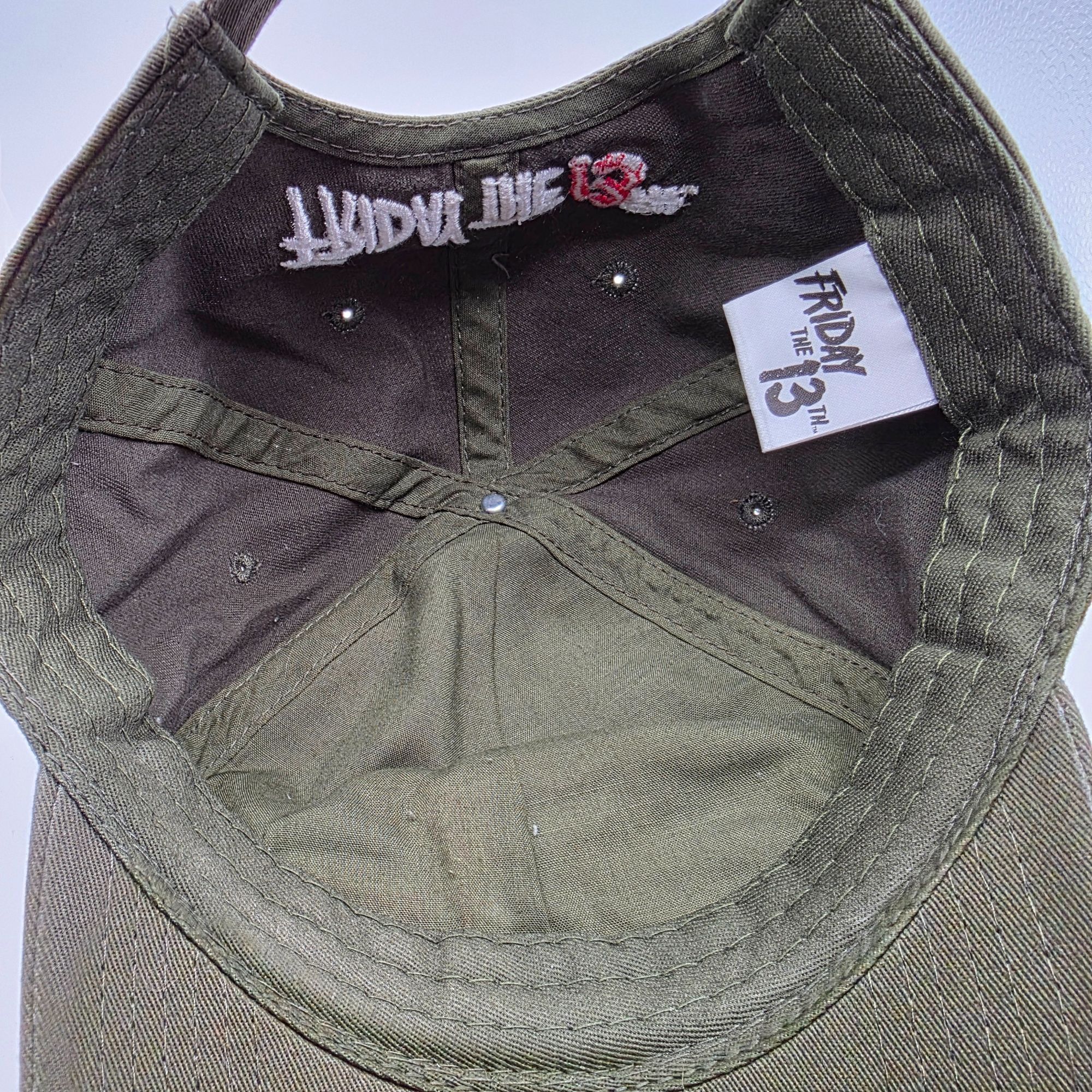 Other Friday the 13th Camp Crystal Lake Hat Cap Frayed Halloween M Size ONE SIZE - 8 Thumbnail