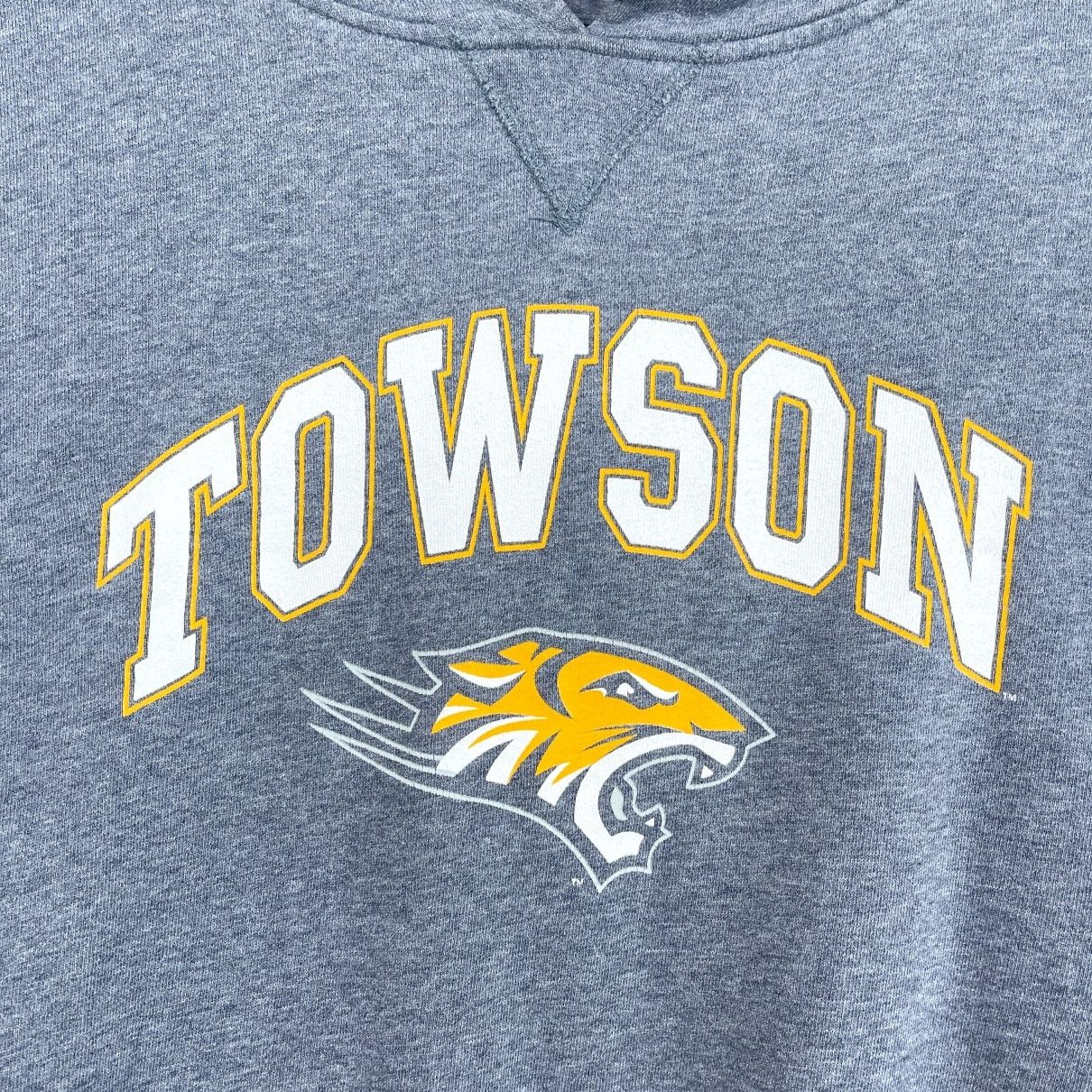 Other Towson University Vintage 90s Sweatshirt Gray Tigers Mens M Size US M / EU 48-50 / 2 - 3 Thumbnail