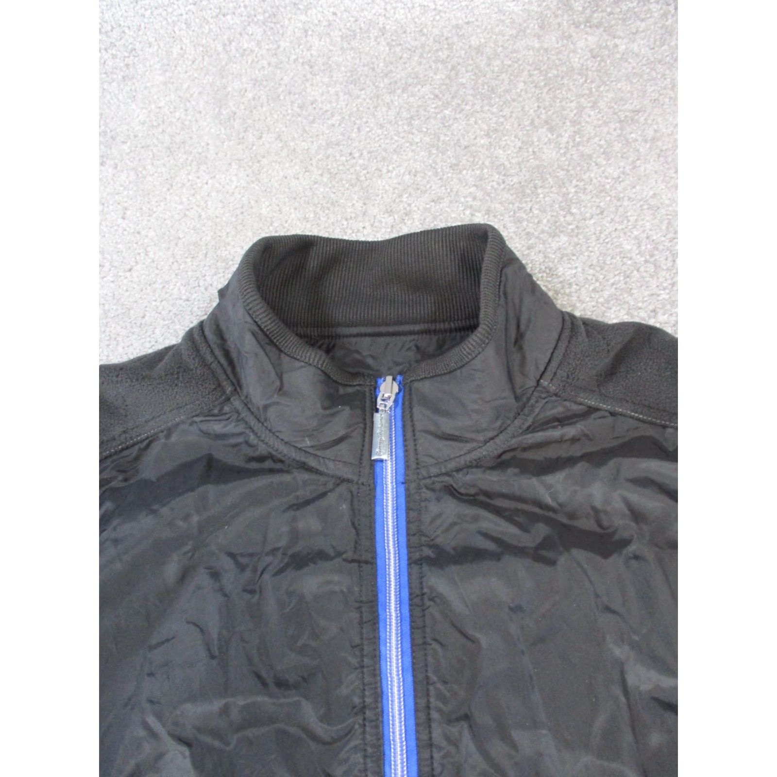 Tommy Bahama Tommy Bahama Vest Mens L Black Reversible Fleece Zip Stand-Up Collar Windbreaker Golf Hiking Walking Size L Mens Size US L / EU 52-54 / 3 - 2 Thumbnail
