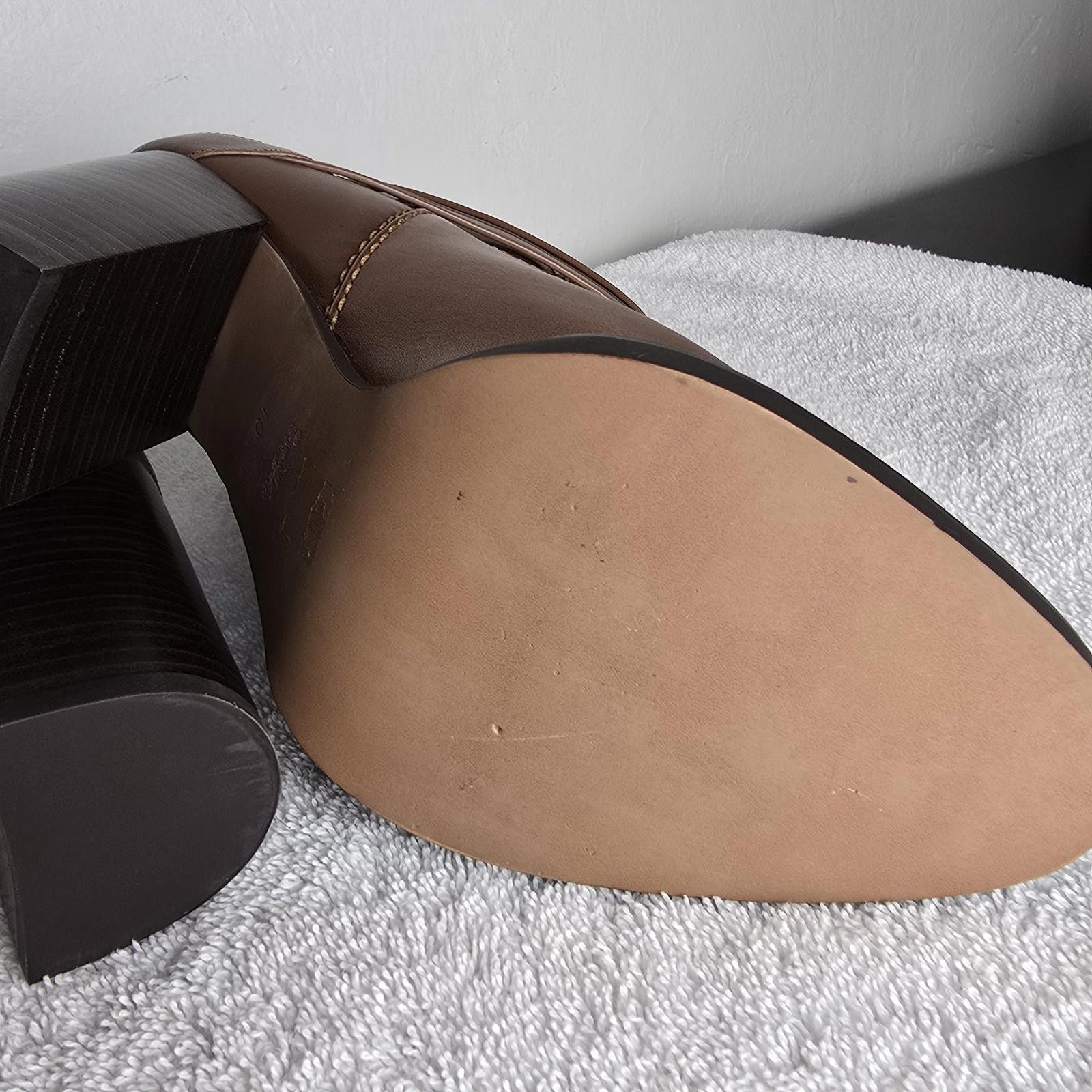 Coach Coach Saddle Brown Jackson Booties Boots Pull On Cognac Brow Size US 10 / IT 40 - 6 Thumbnail