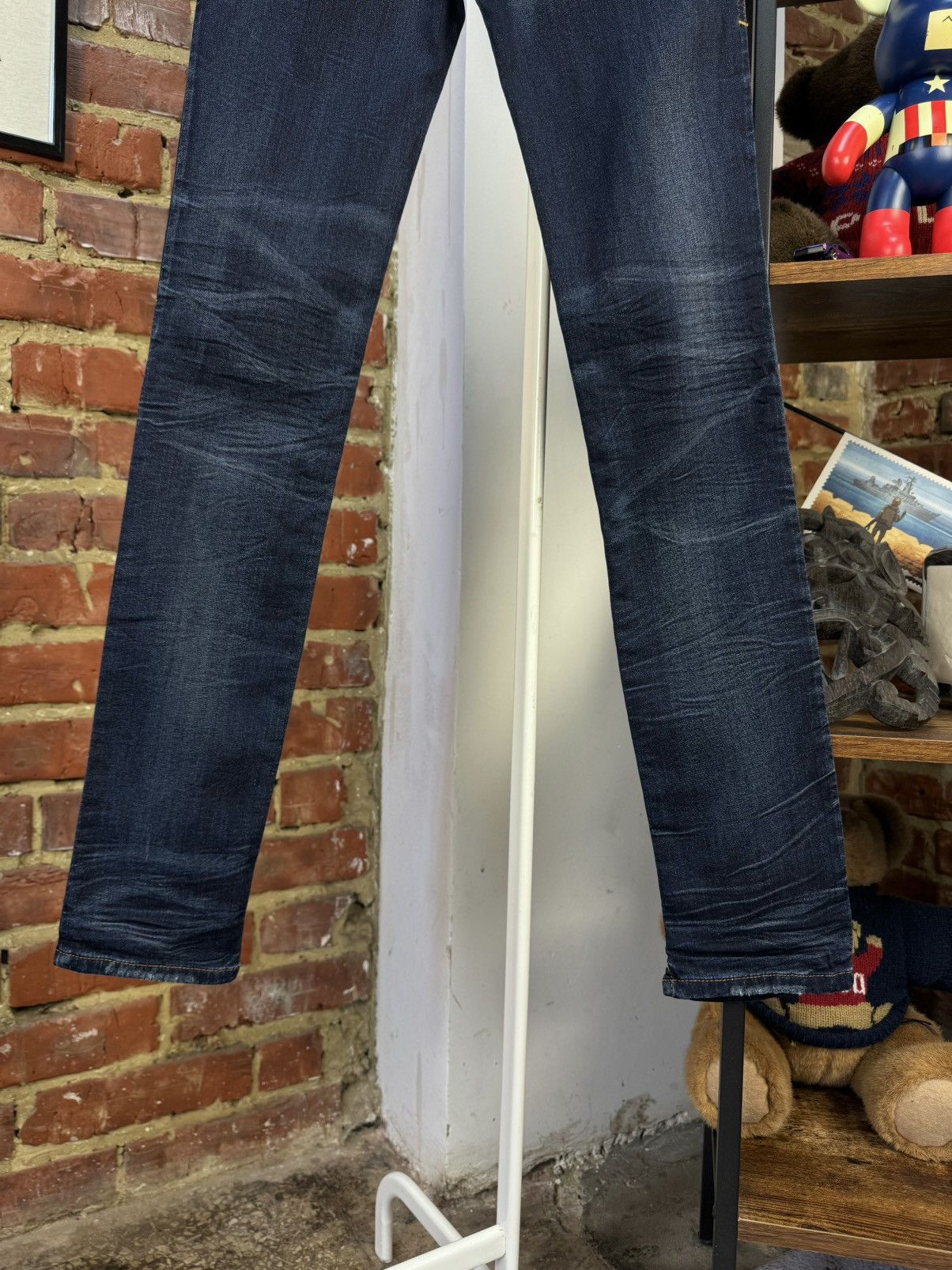Diesel DIESEL Grupee 00S1EF Denim Sweat Pants Skinny Jogg Jeans Size 23" - 11 Thumbnail
