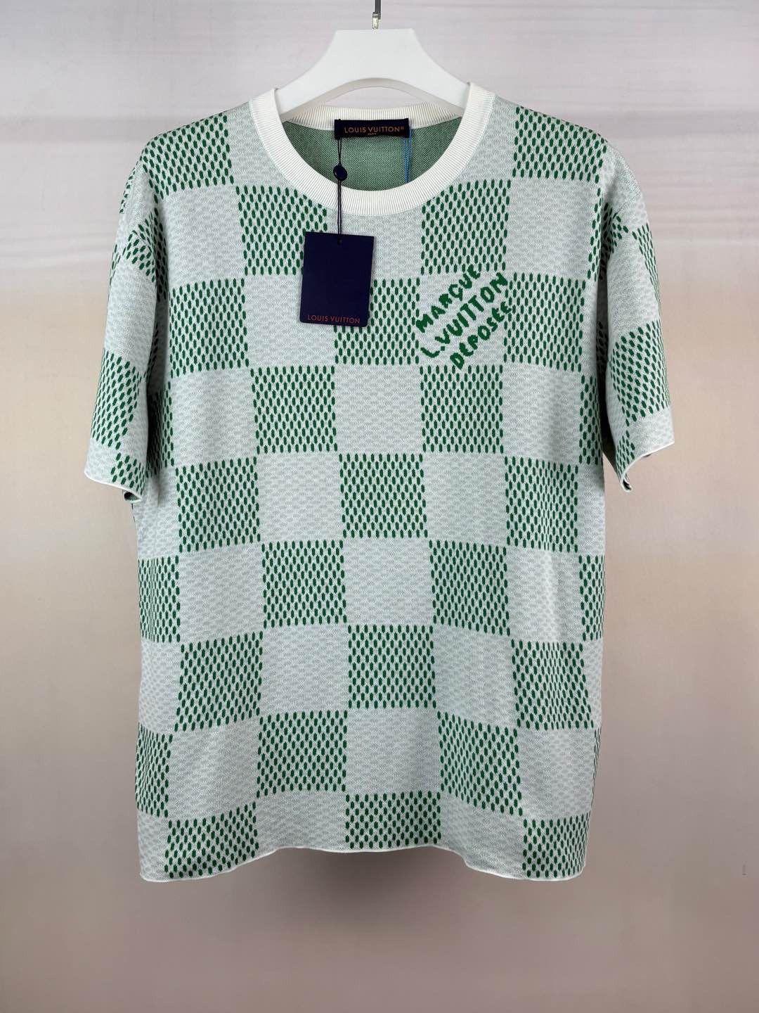 Louis Vuitton Louis Vuitton Damier Checkered T-Shirt Size L Size US L / EU 52-54 / 3 - 1 Thumbnail