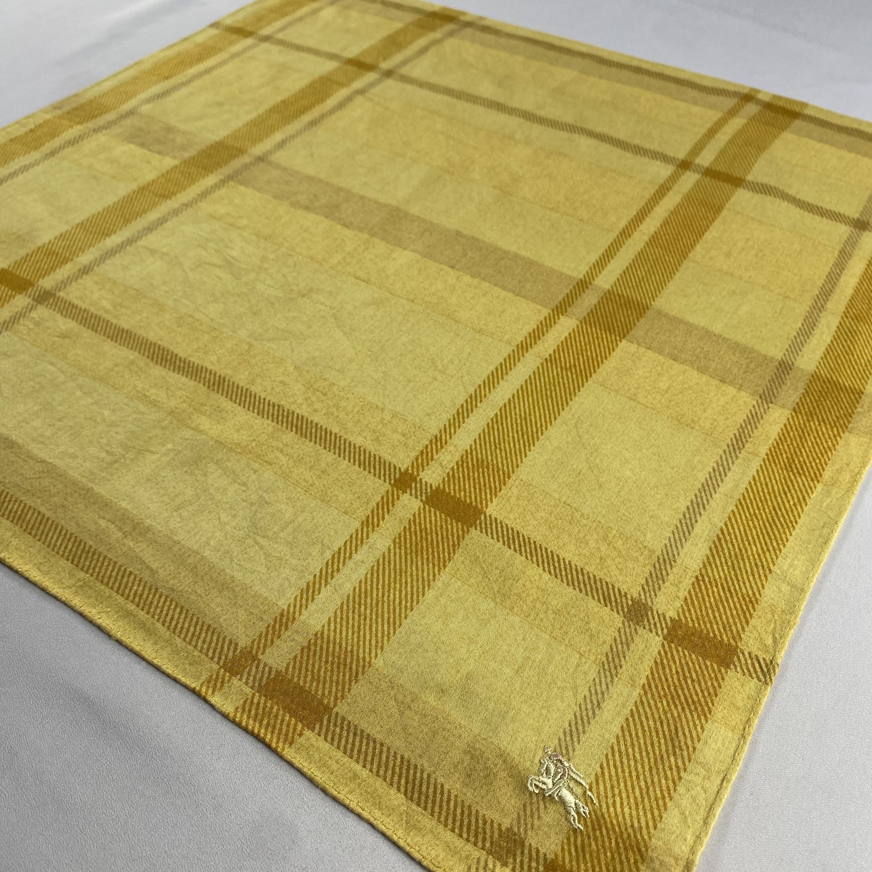 Burberry × Vintage Burberry Handkerchief / Neckerchief / Bandana-P1527 Size ONE SIZE - 2 Thumbnail