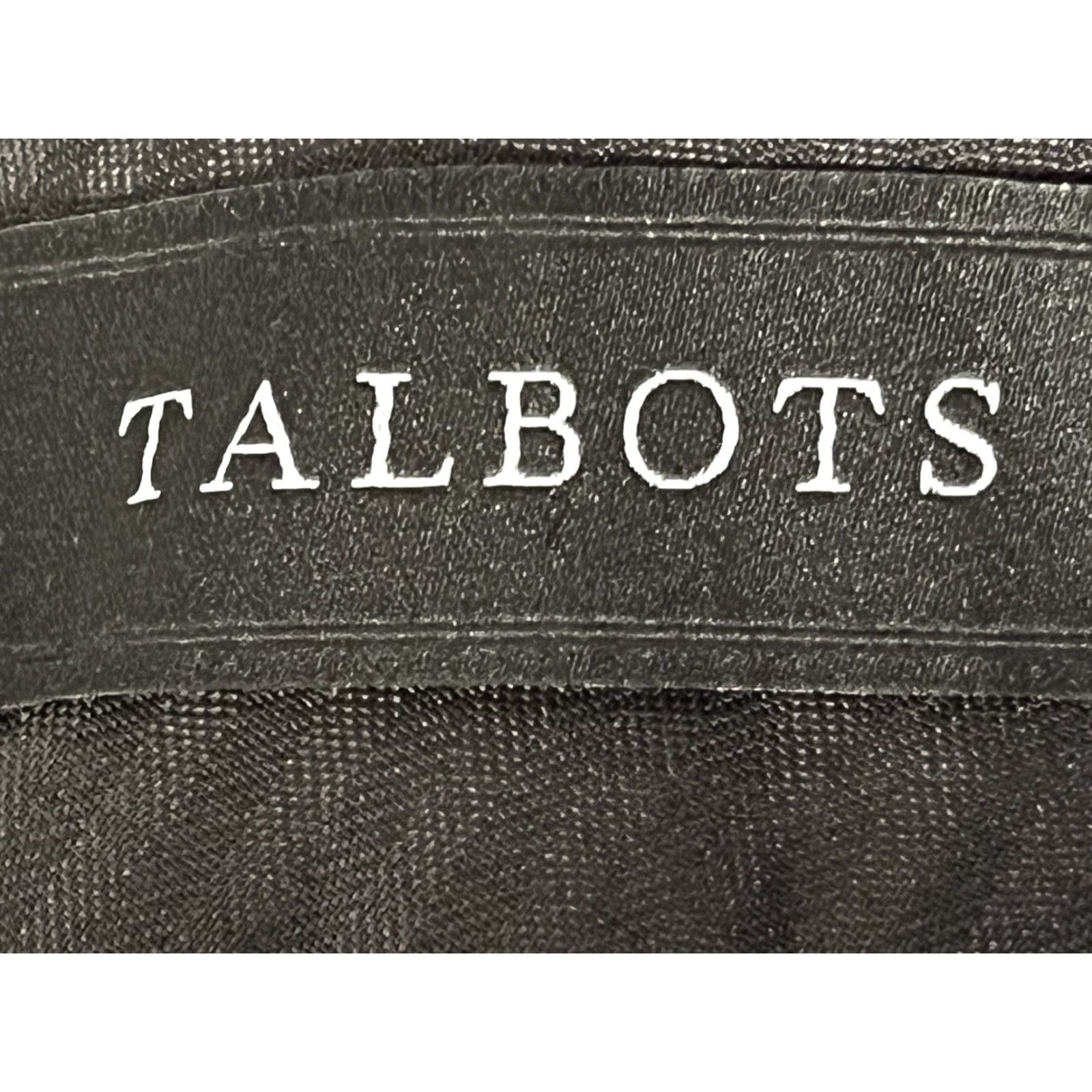 Talbots Talbots Plus Size Women's Houndstooth Ankle Pants 24W High Waist Straight Leg Black Gray Fall Winter Seasonal Size 42" / US 20 - 6 Thumbnail