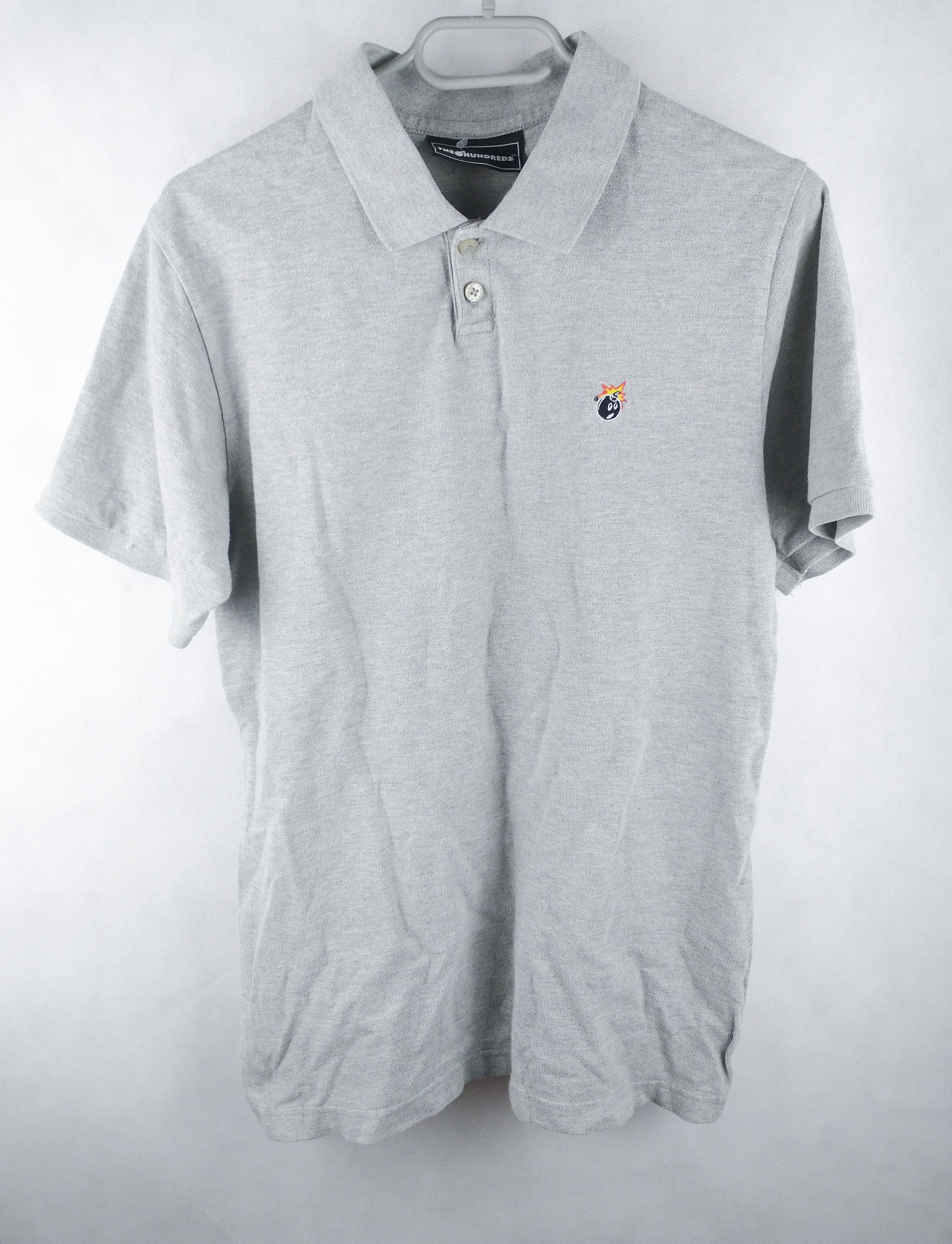 The Hundreds The Hundreds Polo Shirt Size M Gray Logo Plain Size US M / EU 48-50 / 2 - 1 Thumbnail
