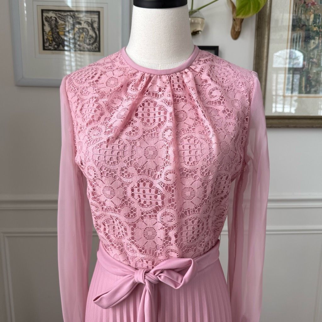 Vintage Vintage 70s Mister Jay Pink 2pc Dress and Vest S M Size M / US 6-8 / IT 42-44 - 6 Thumbnail