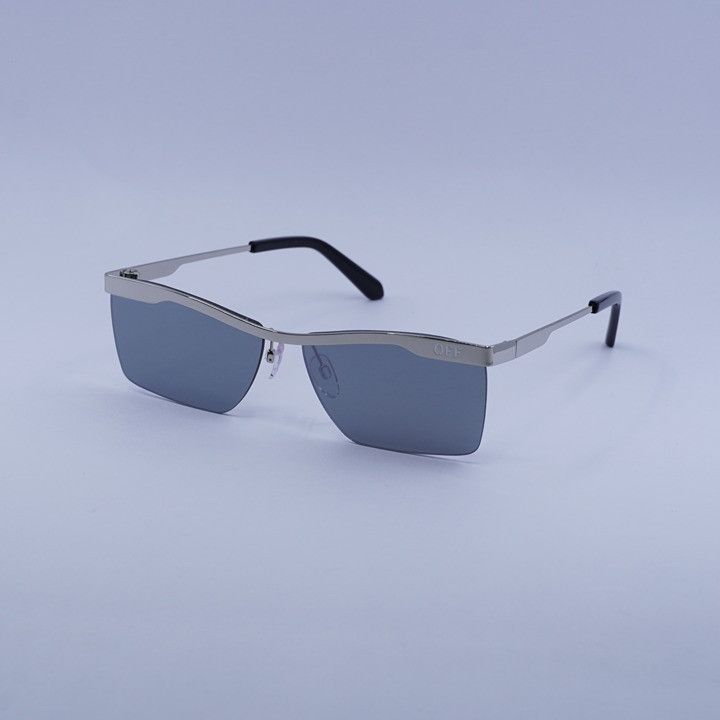 Off-White Off-White OERI095 RIMINI 7272 Sunglasses Silver Frame Size ONE SIZE - 3 Thumbnail