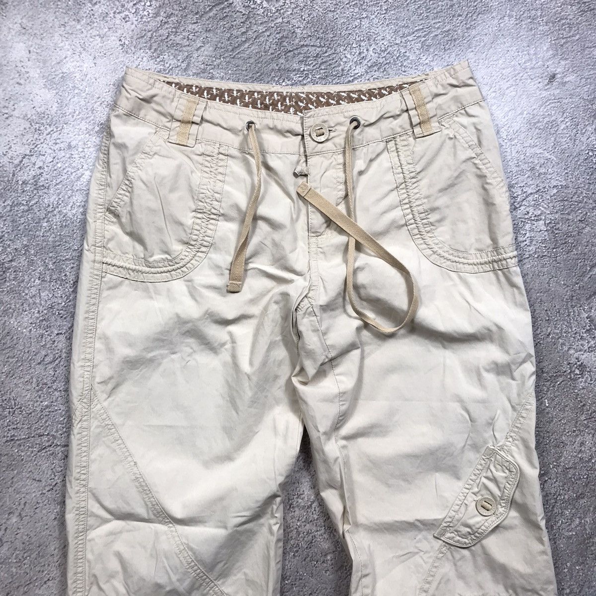 Vintage Vintage 90s Baggy Cargo Pants Distressed Parachute Skate 27 Size 27" / US 4 / IT 40 - 3 Thumbnail