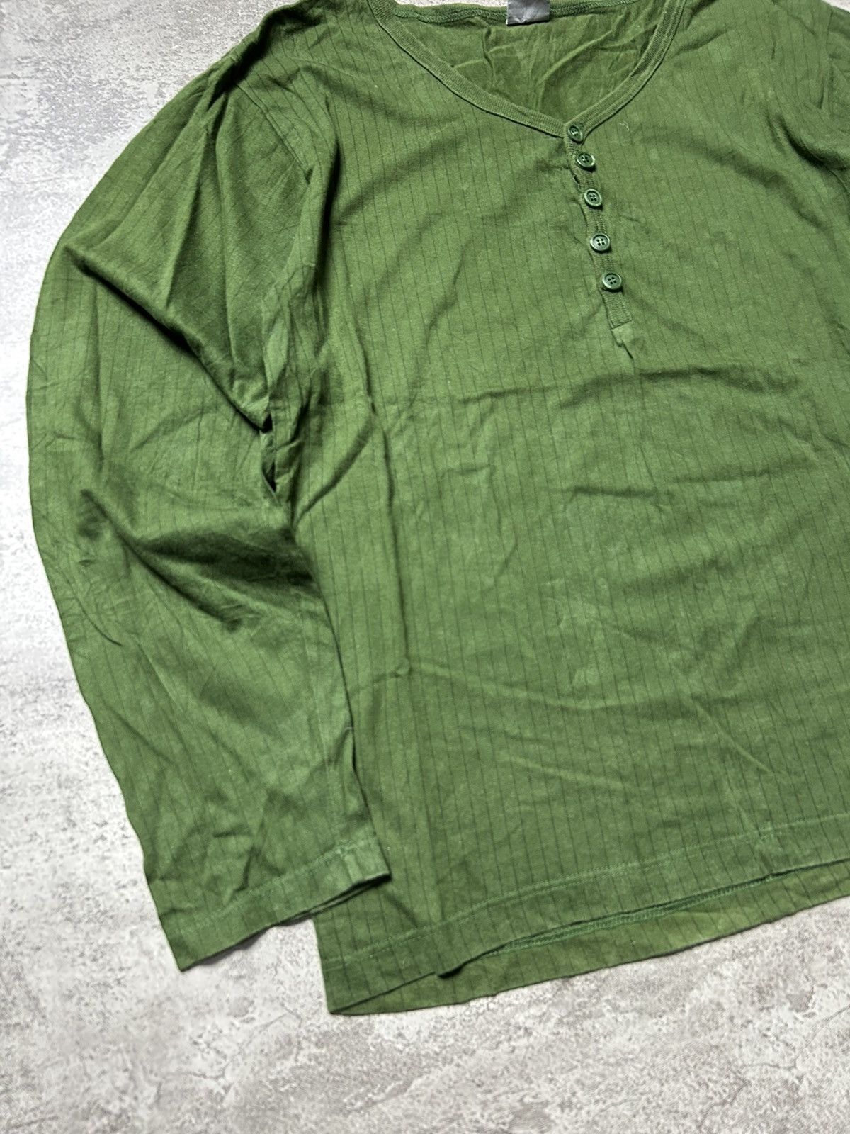 PPFM 2000s PPFM Half Button Long Sleeve Shirt Size US M / EU 48-50 / 2 - 2 Thumbnail