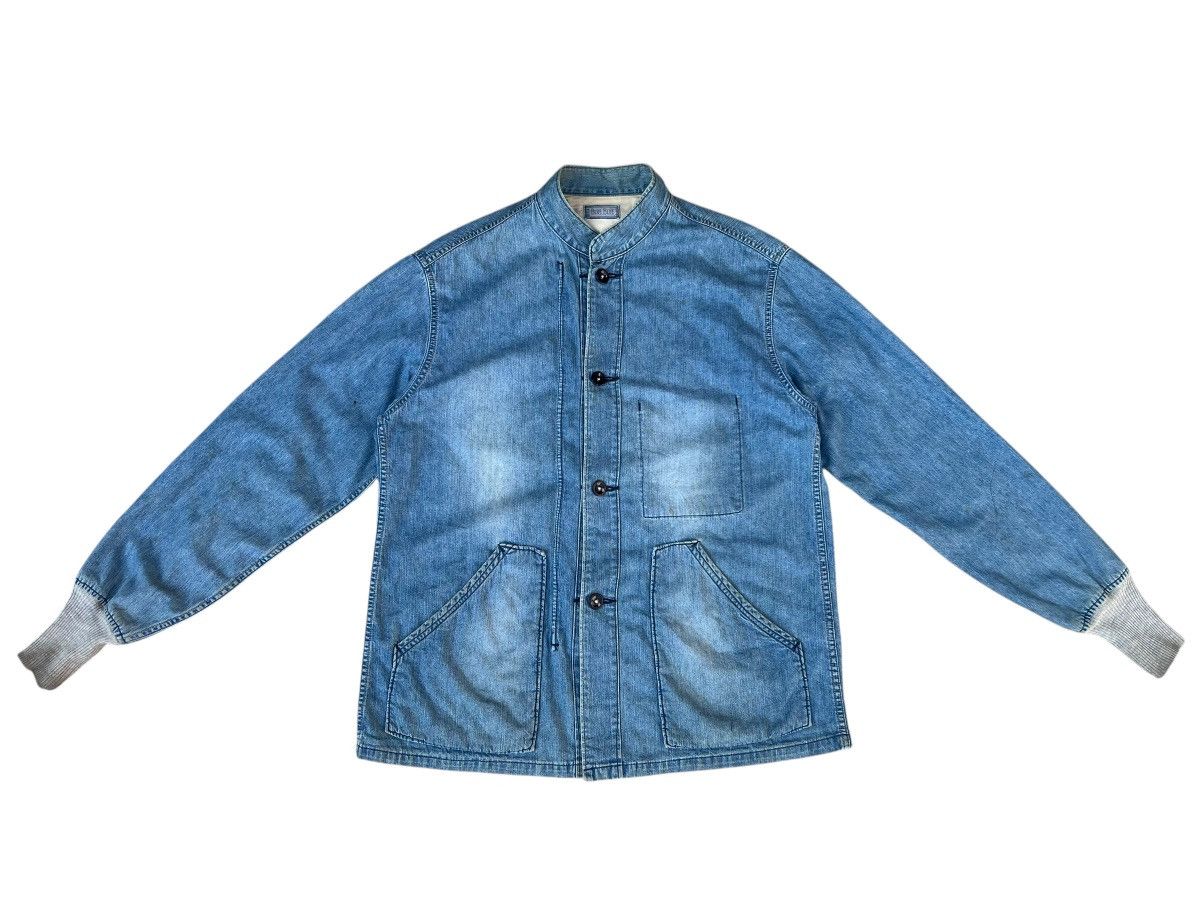 Blue Blue Japan Vintage Blue Blue Japan Dirty Mud Stains Denim Jacket Size US L / EU 52-54 / 3 - 3 Thumbnail