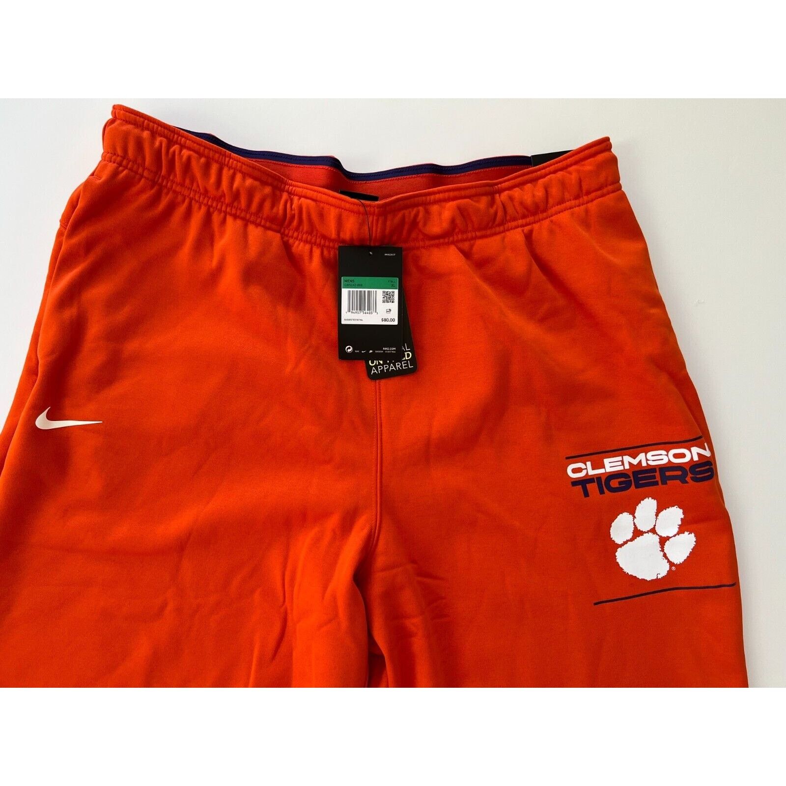 Nike Nike Men's Orange Clemson Tigers 2021 Sideline Pants XL Size US 38 / EU 54 - 3 Thumbnail