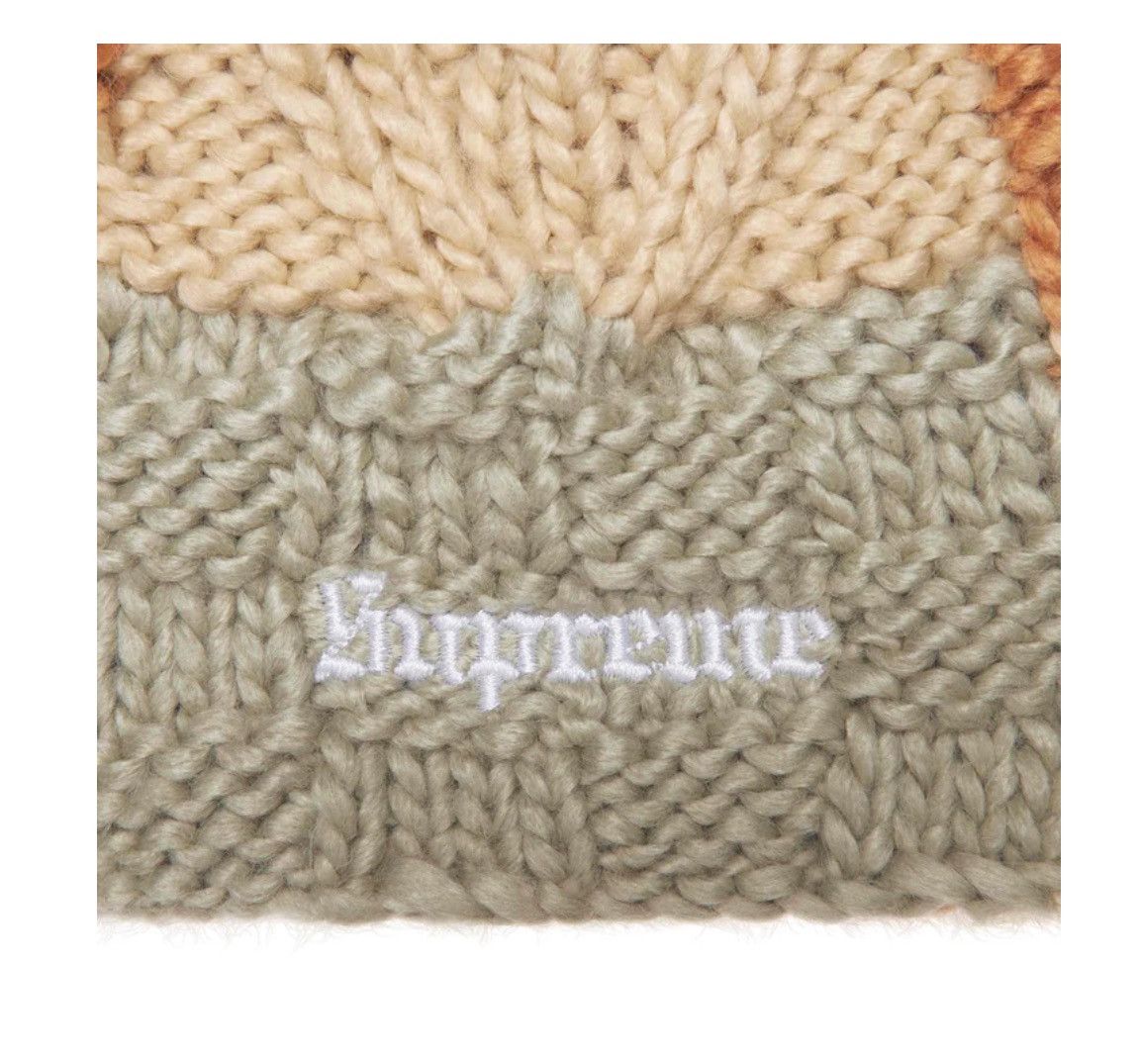 Supreme Supreme Block Knit Beanie Tan SS25 Size ONE SIZE - 2 Thumbnail