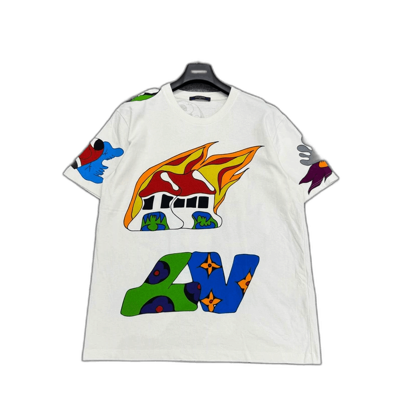 Louis Vuitton louis vuitton cartoon print short sleeve Size US XXL / EU 58 / 5 - 1 Thumbnail