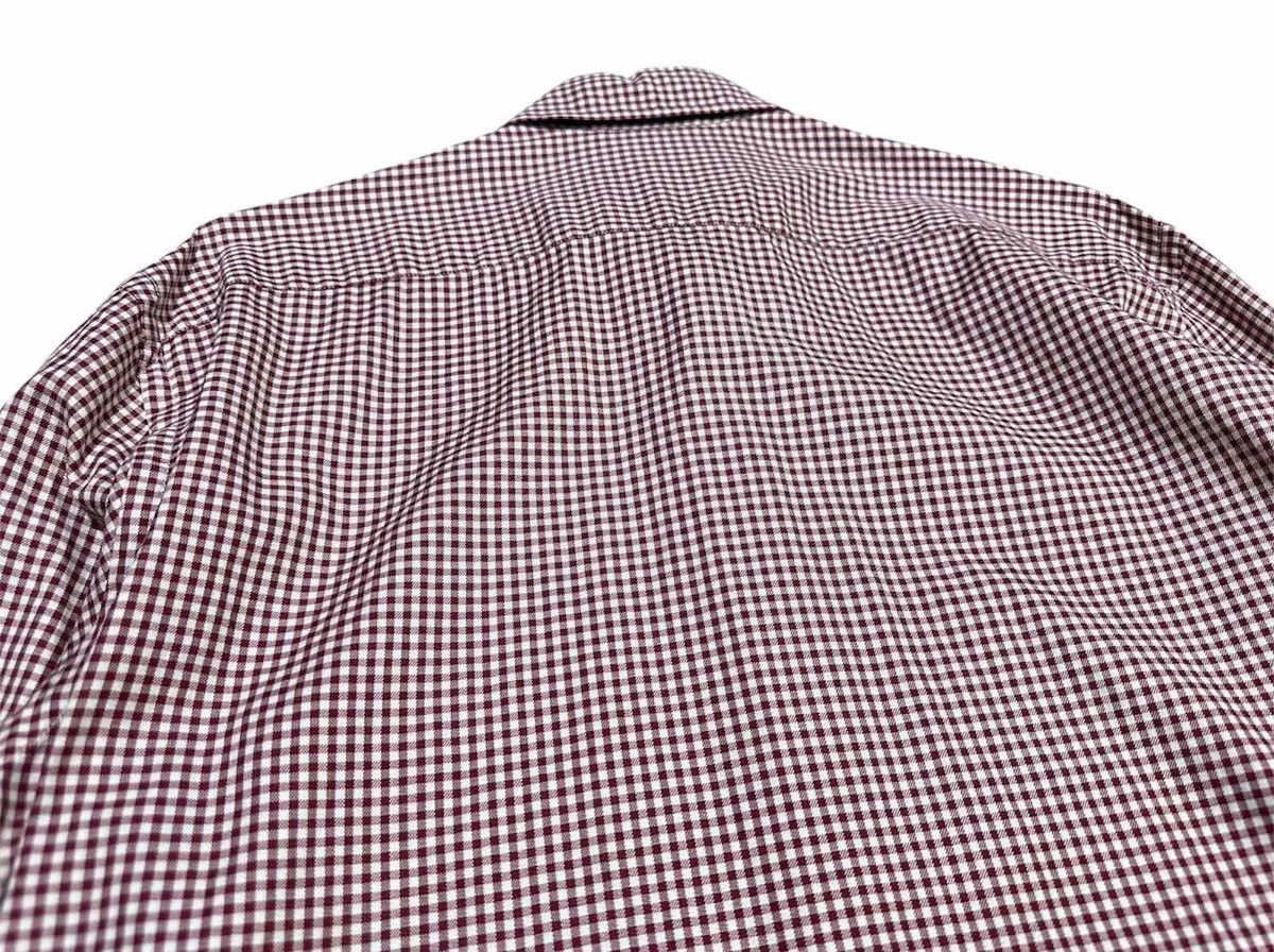 Ermenegildo Zegna 🔥Ermenegildo Zegna Red Check Shirt Long Sleeve Size US M / EU 48-50 / 2 - 8 Thumbnail